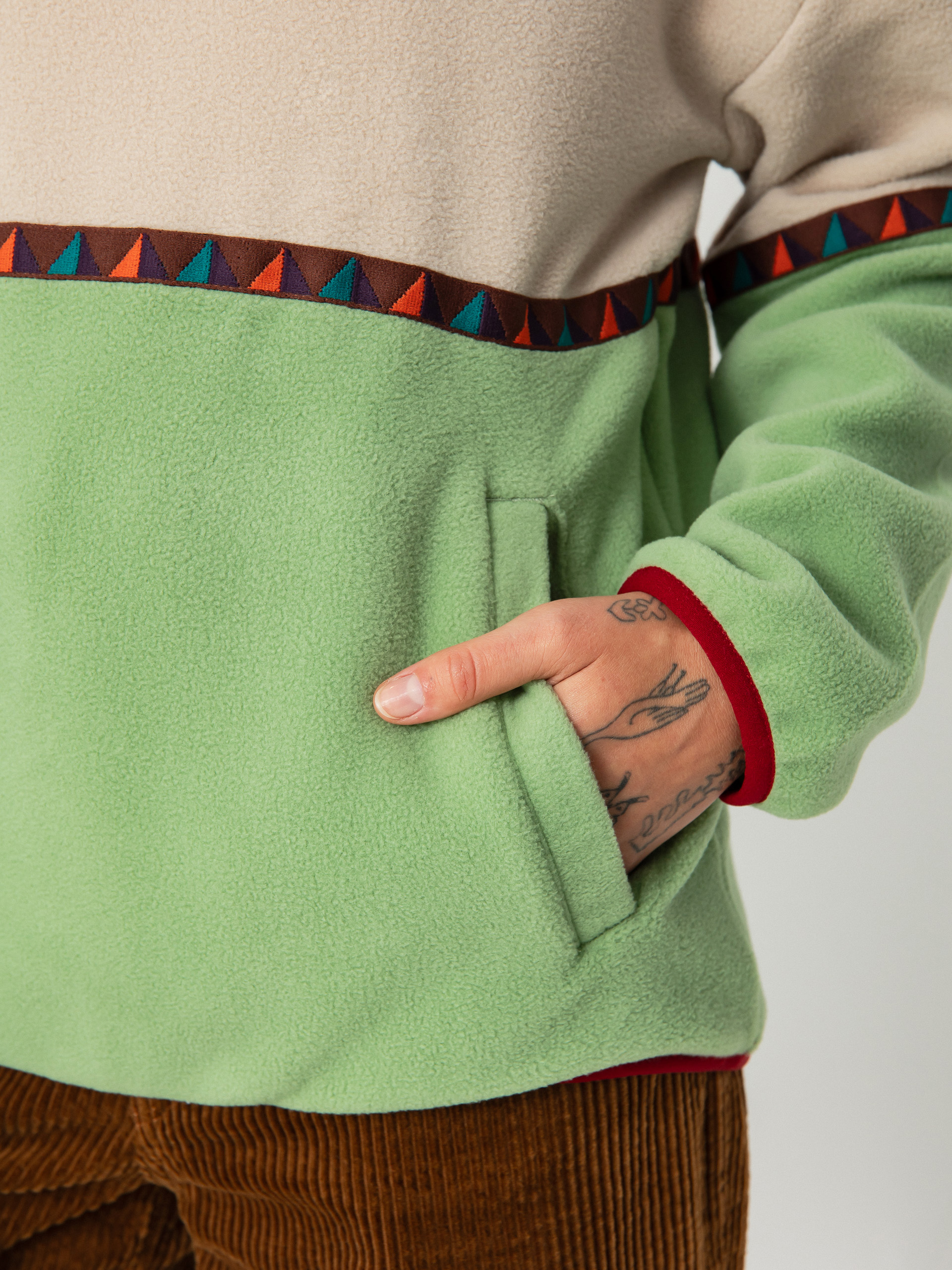 Dámsky Flísová mikina Iriedaily Holina (piquant green)