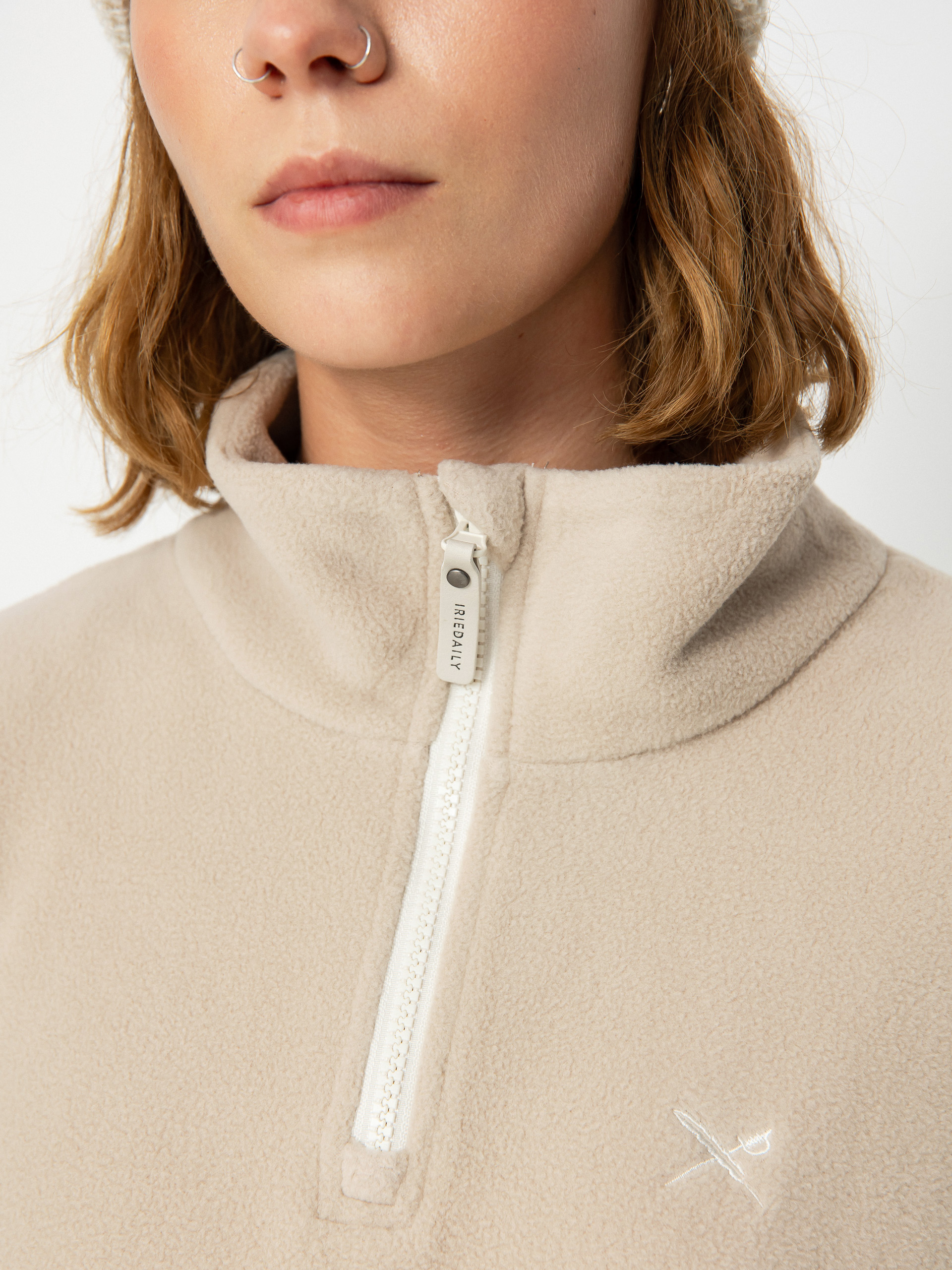 Dámsky Flísová mikina Iriedaily Holina (piquant green)