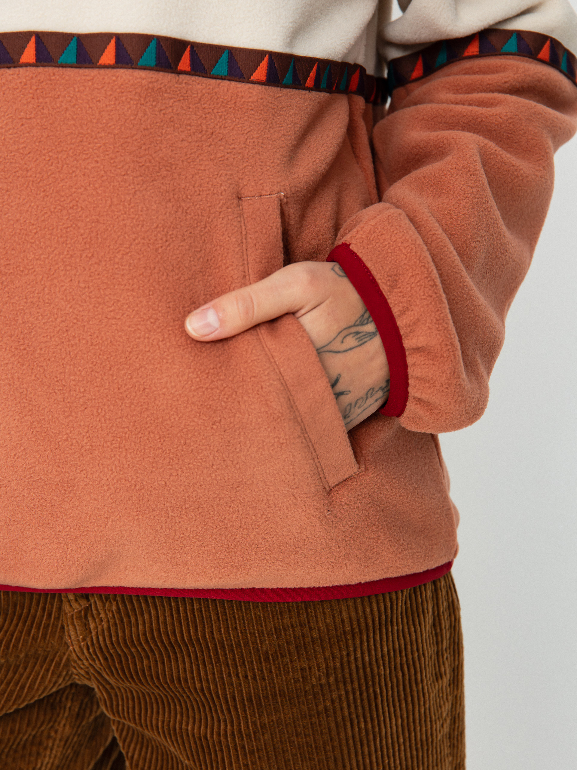 Dámsky Flísová mikina Iriedaily Holina (cedar wood)