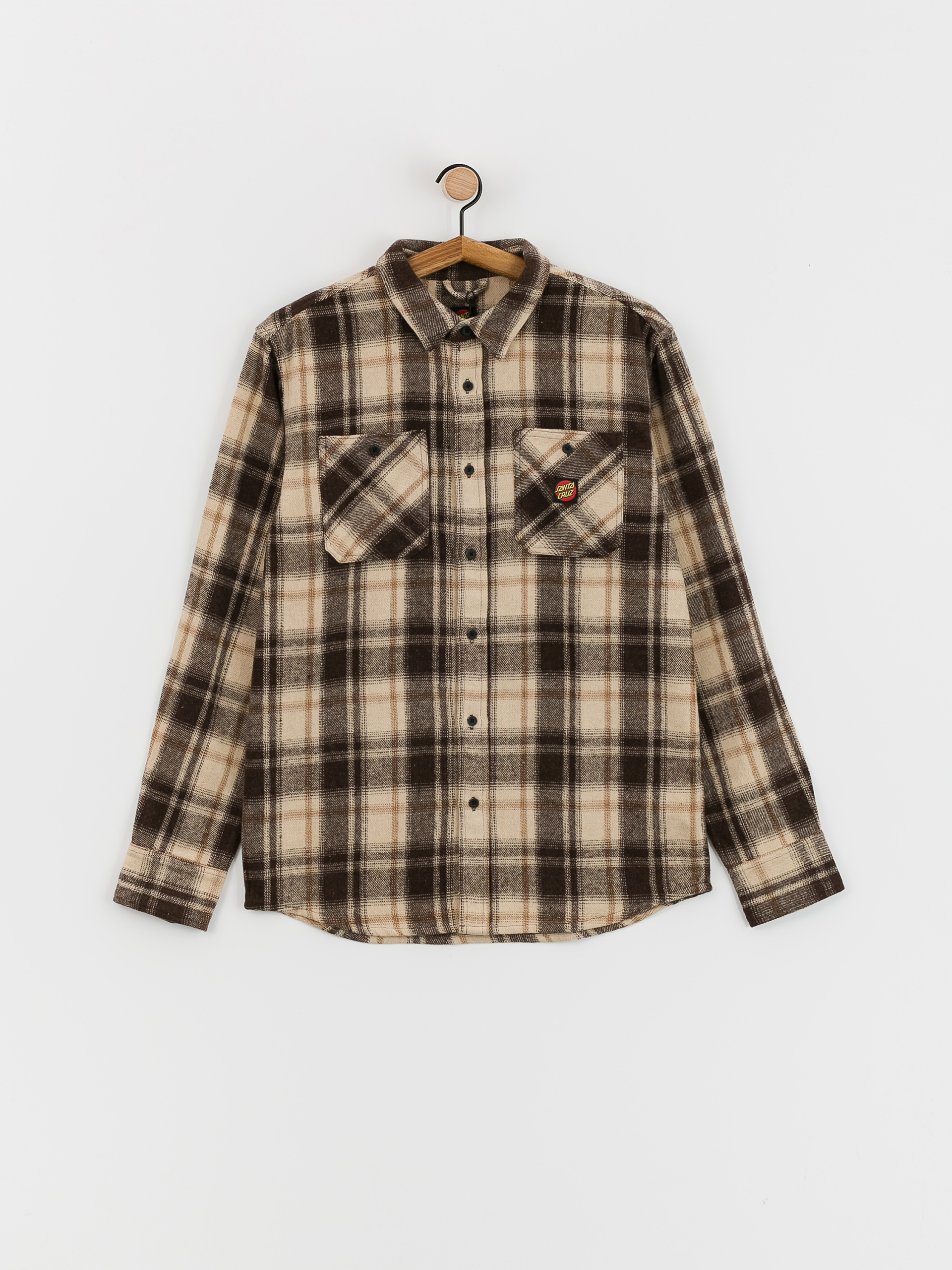 Košeľa Santa Cruz Apex (brown check)