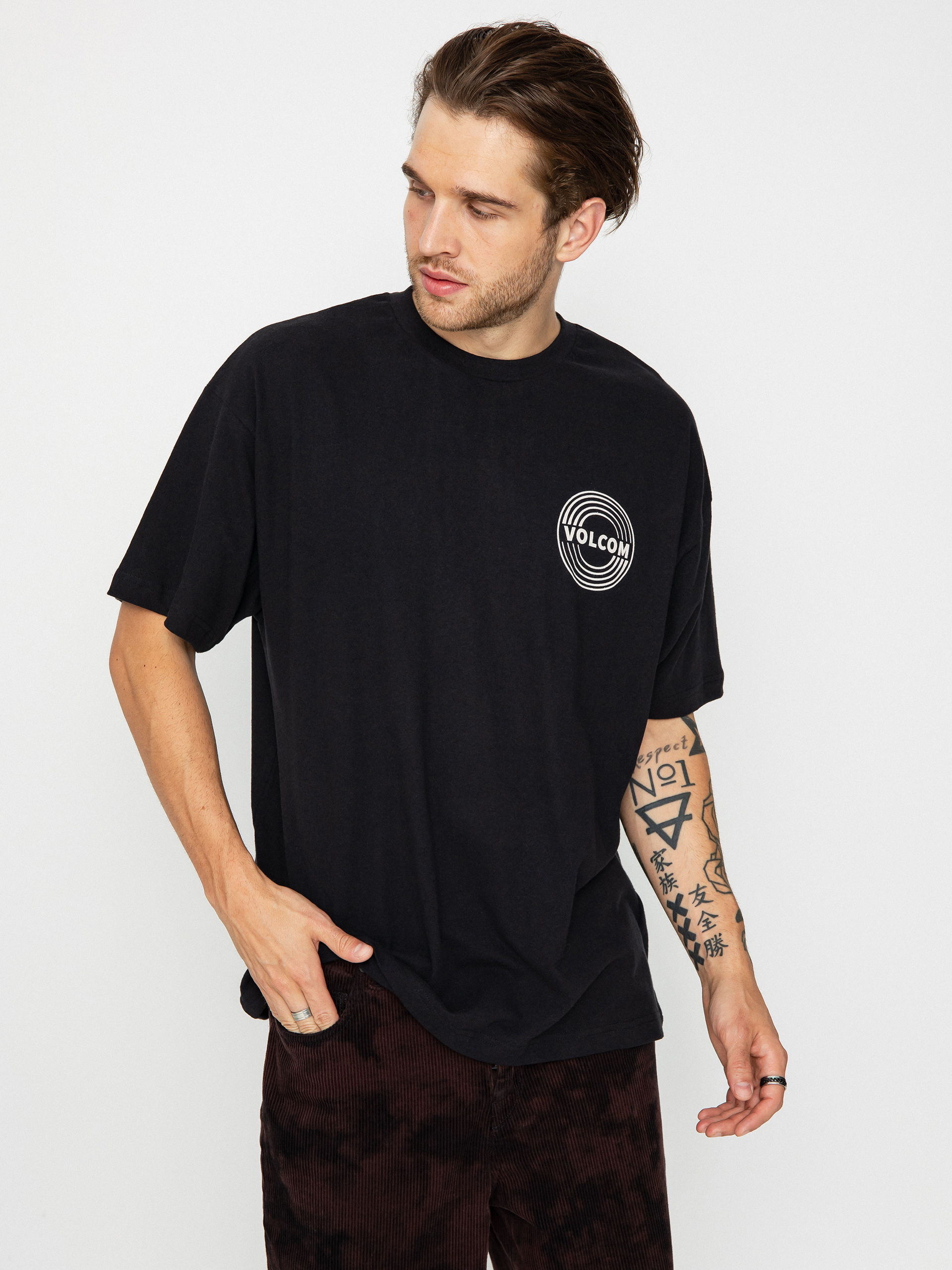 Tričko Volcom Switchflip Lse (black)