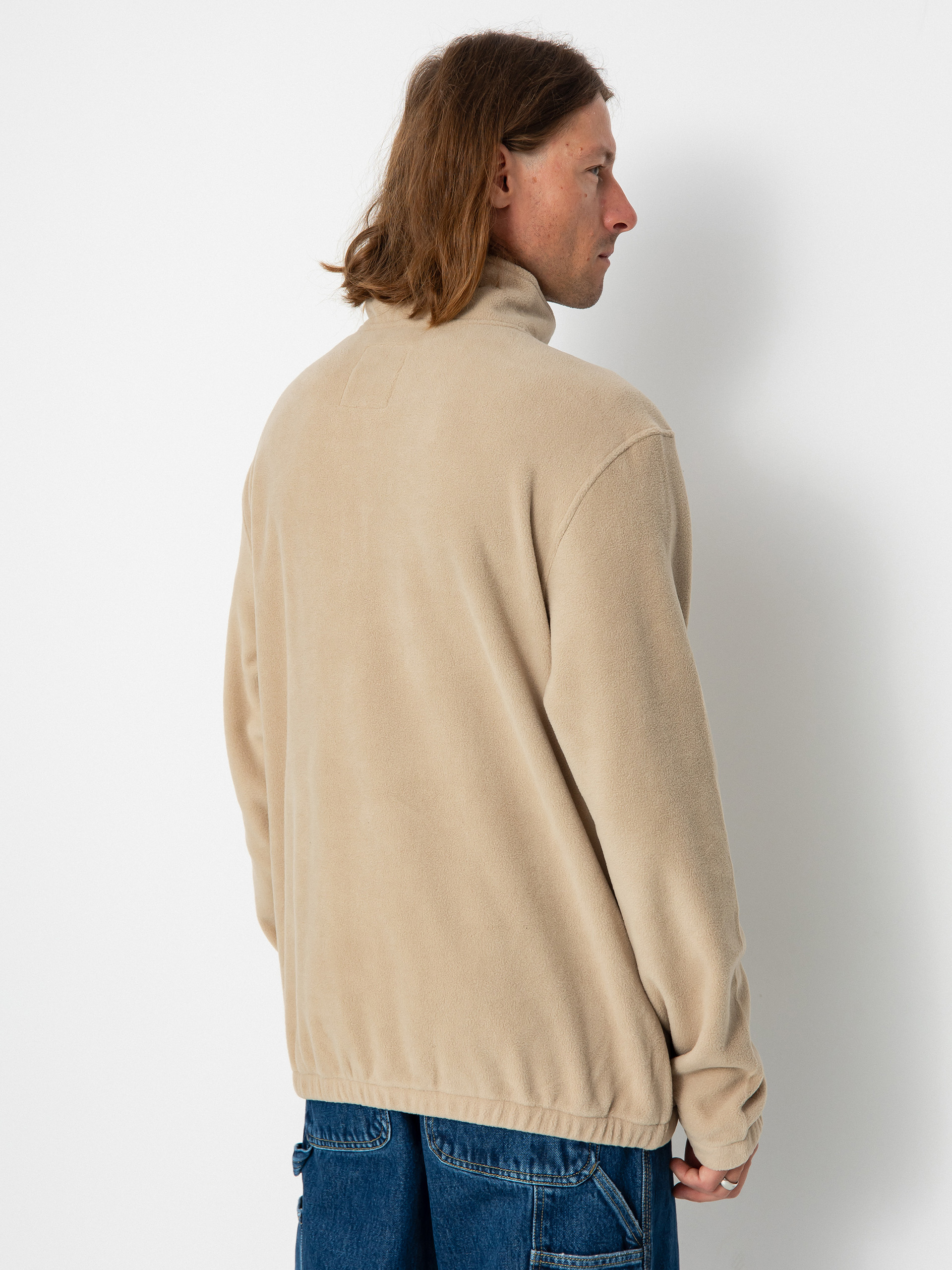 Pánsky Flísová mikina Iriedaily Kneece (khaki)