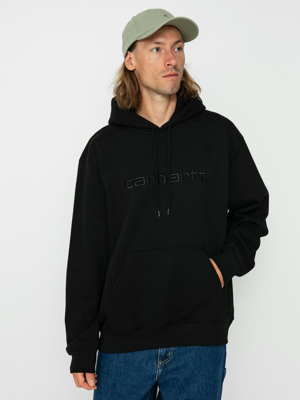 Mikina s kapucňou Carhartt WIP Carhartt HD (black/black)