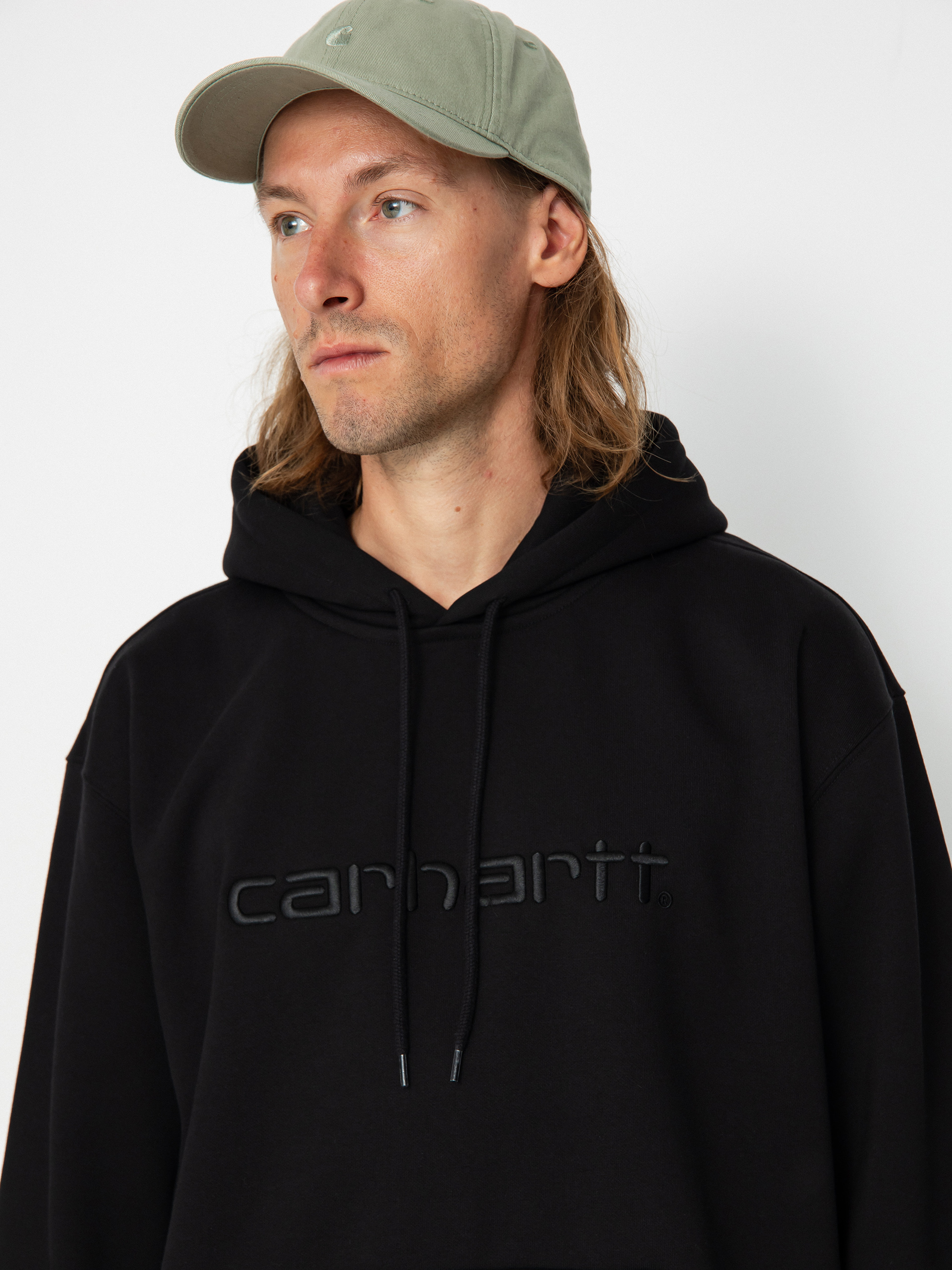 Mikina s kapucňou Carhartt WIP Carhartt HD (black/black)