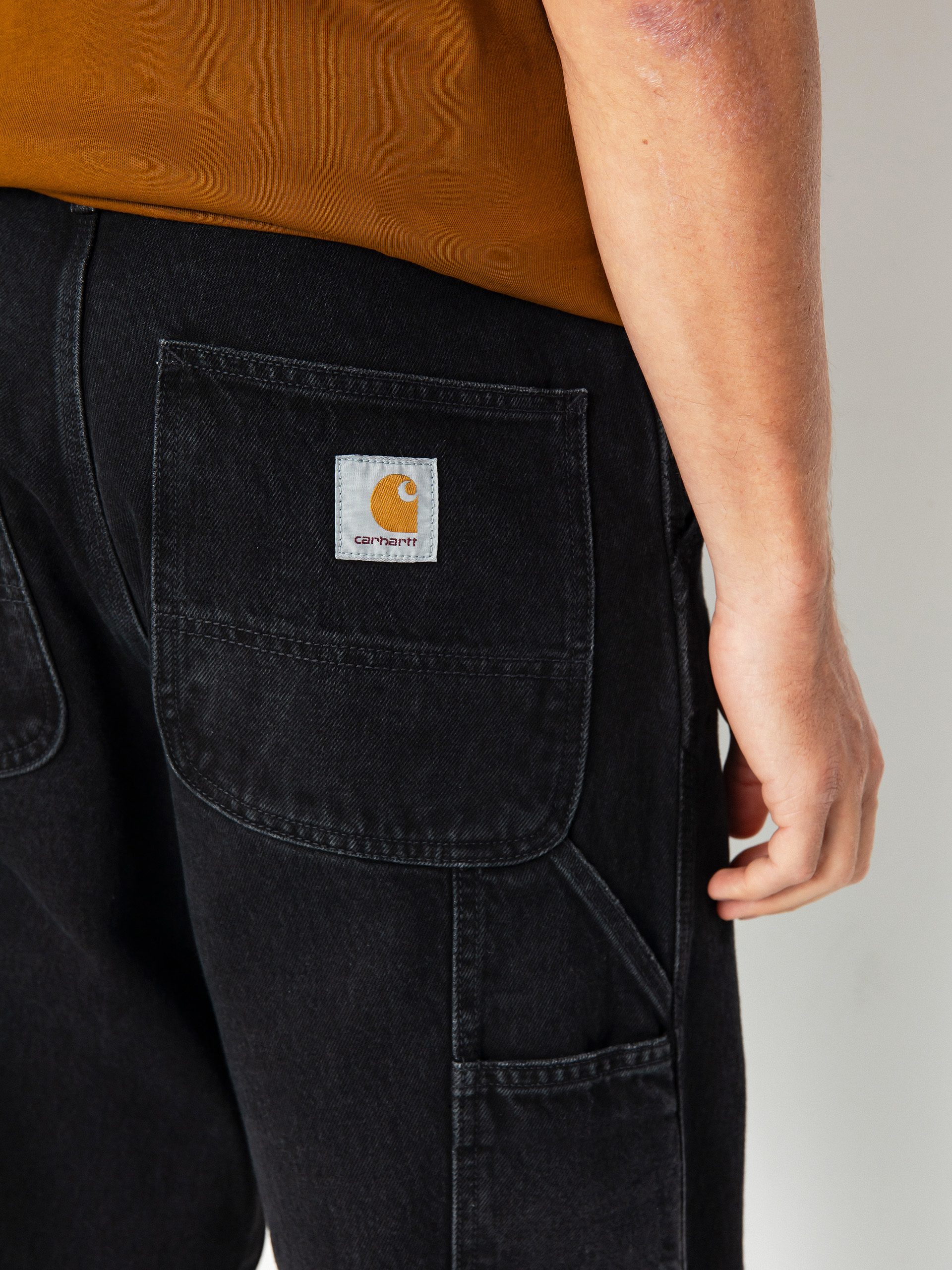 Nohavice Carhartt WIP Single Knee (black)