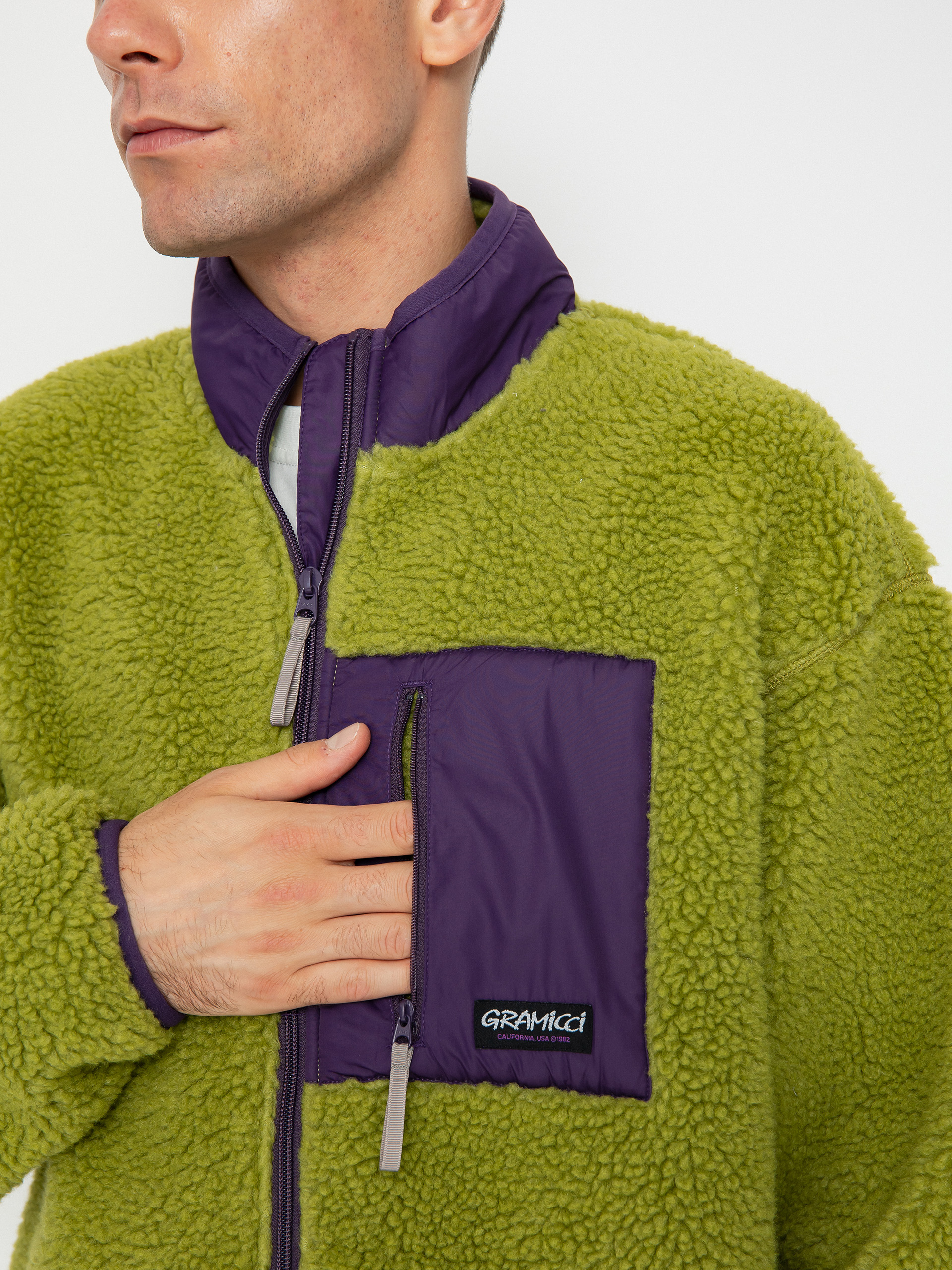 Bunda Gramicci Sherpa (dusted lime)