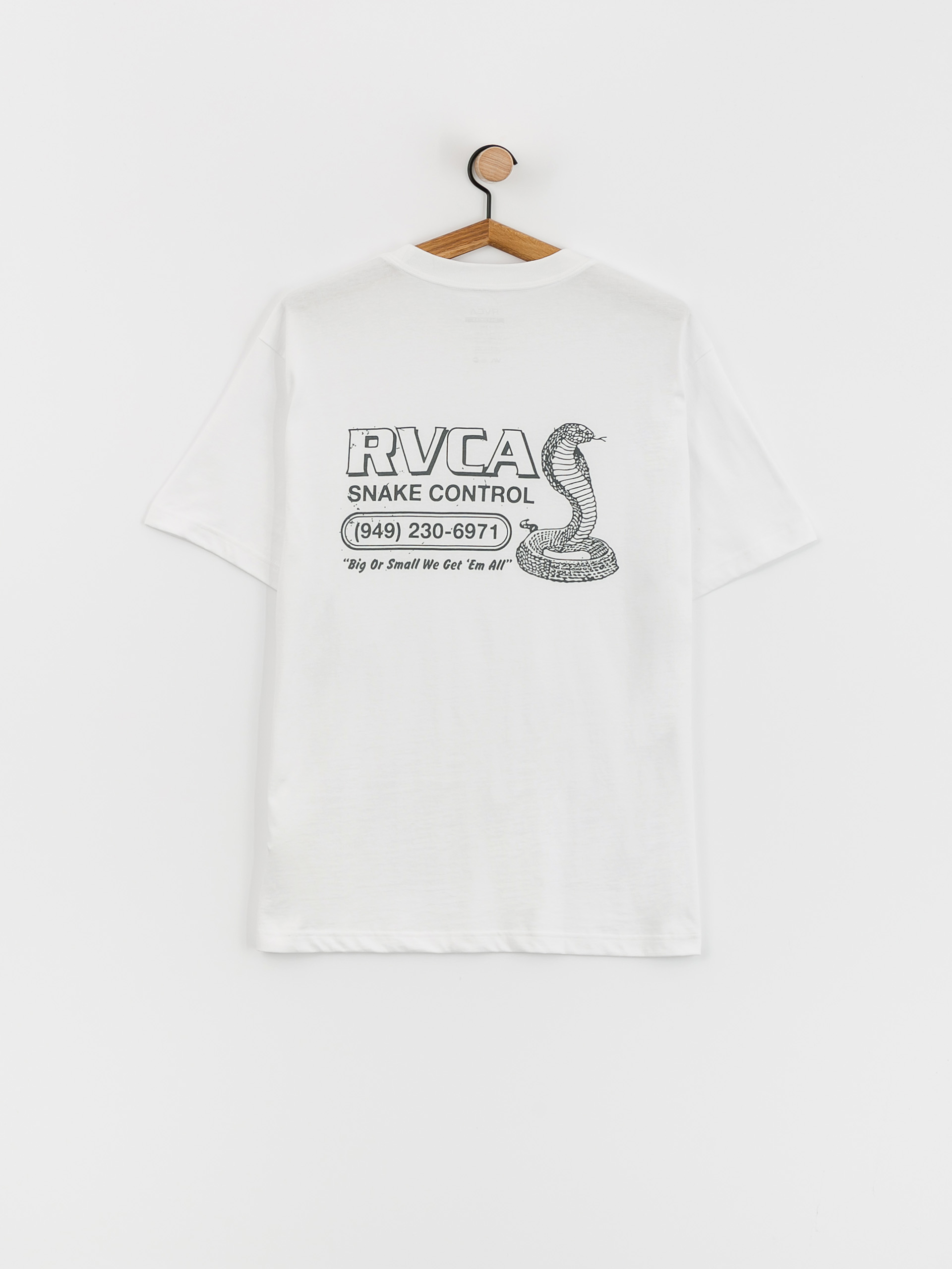 Tričko RVCA Snake Contro (white)