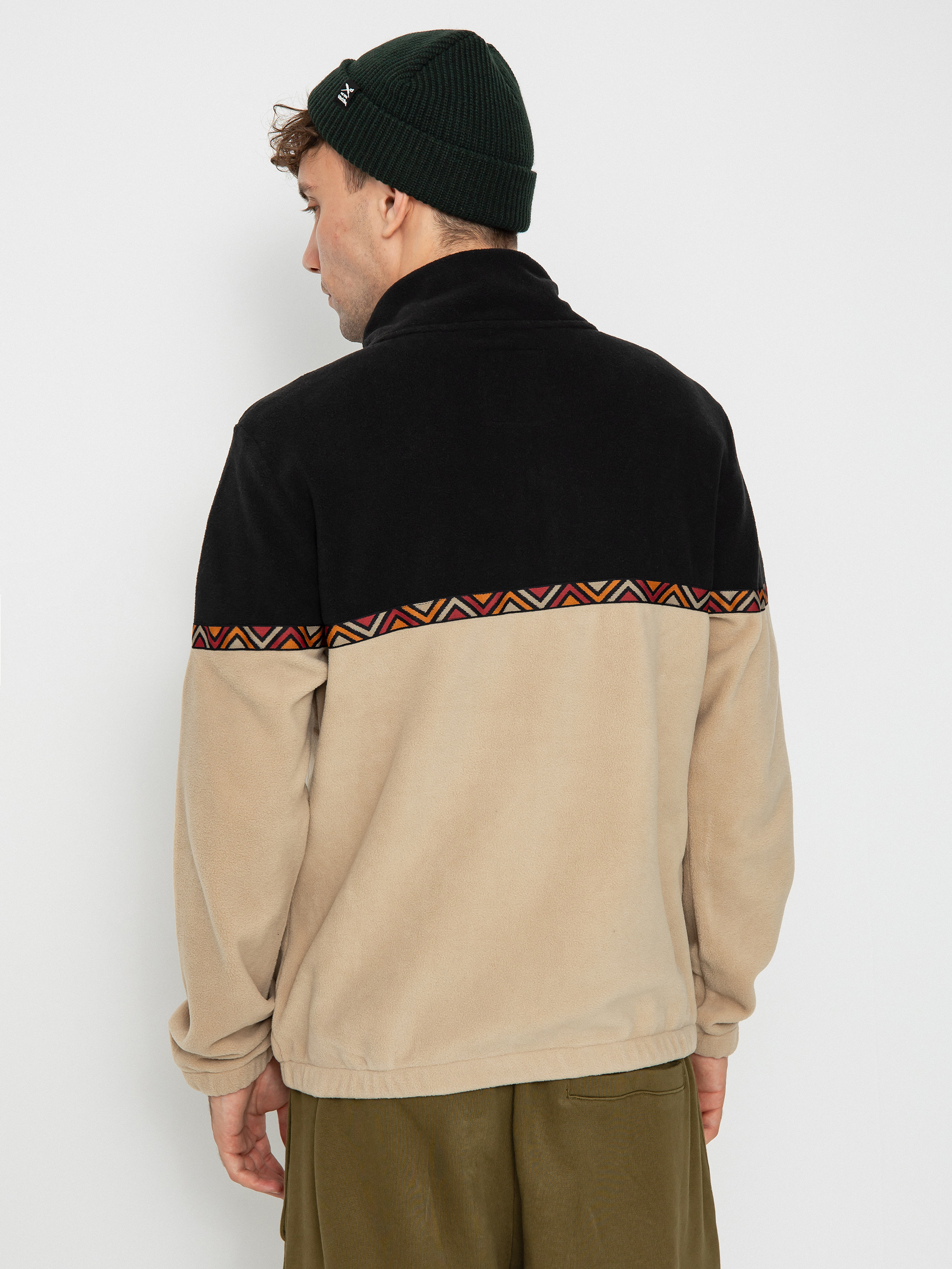 Pánsky Flisová mikina Iriedaily Monte Noe (khaki)