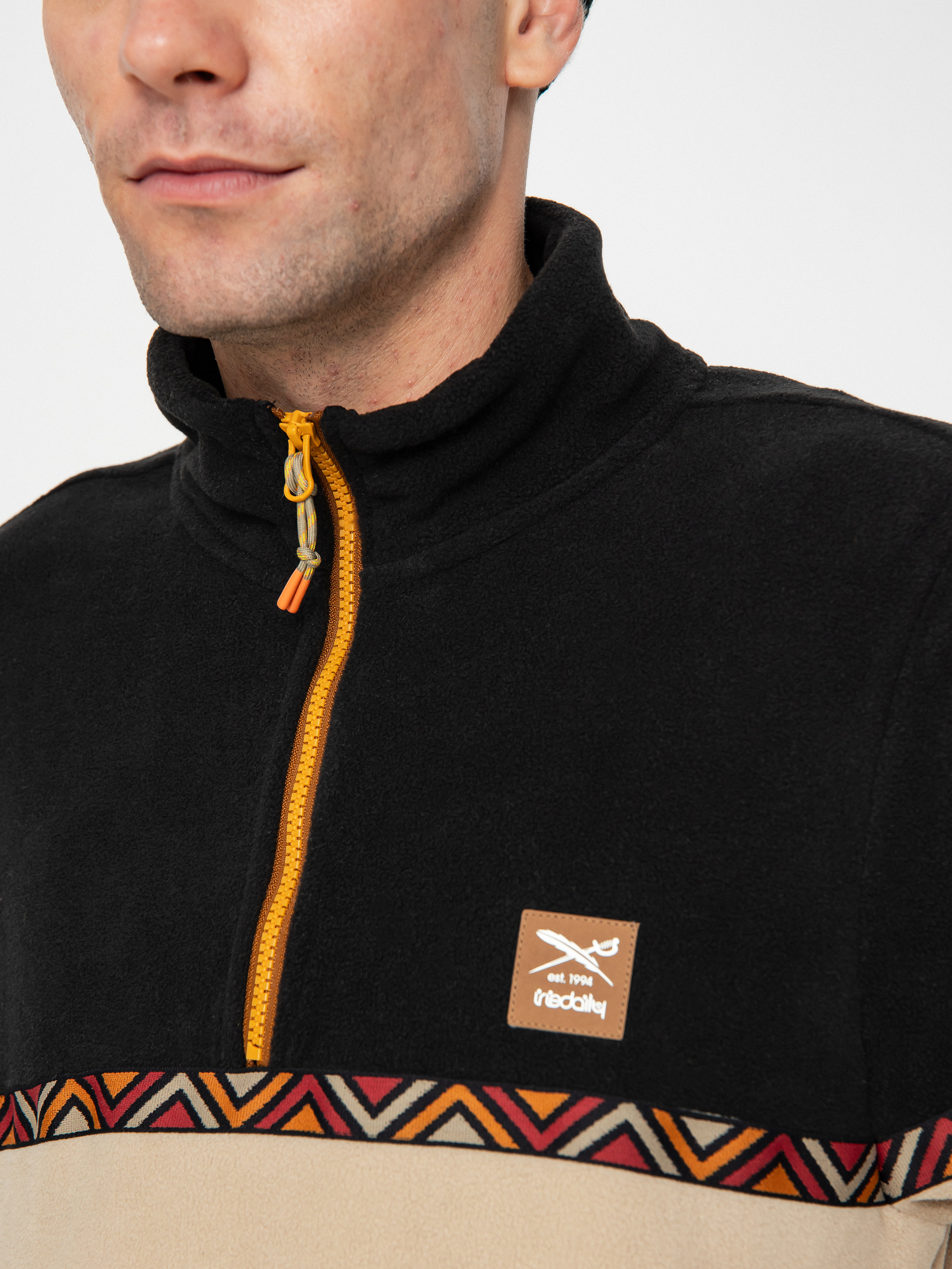 Pánsky Flisová mikina Iriedaily Monte Noe (khaki)