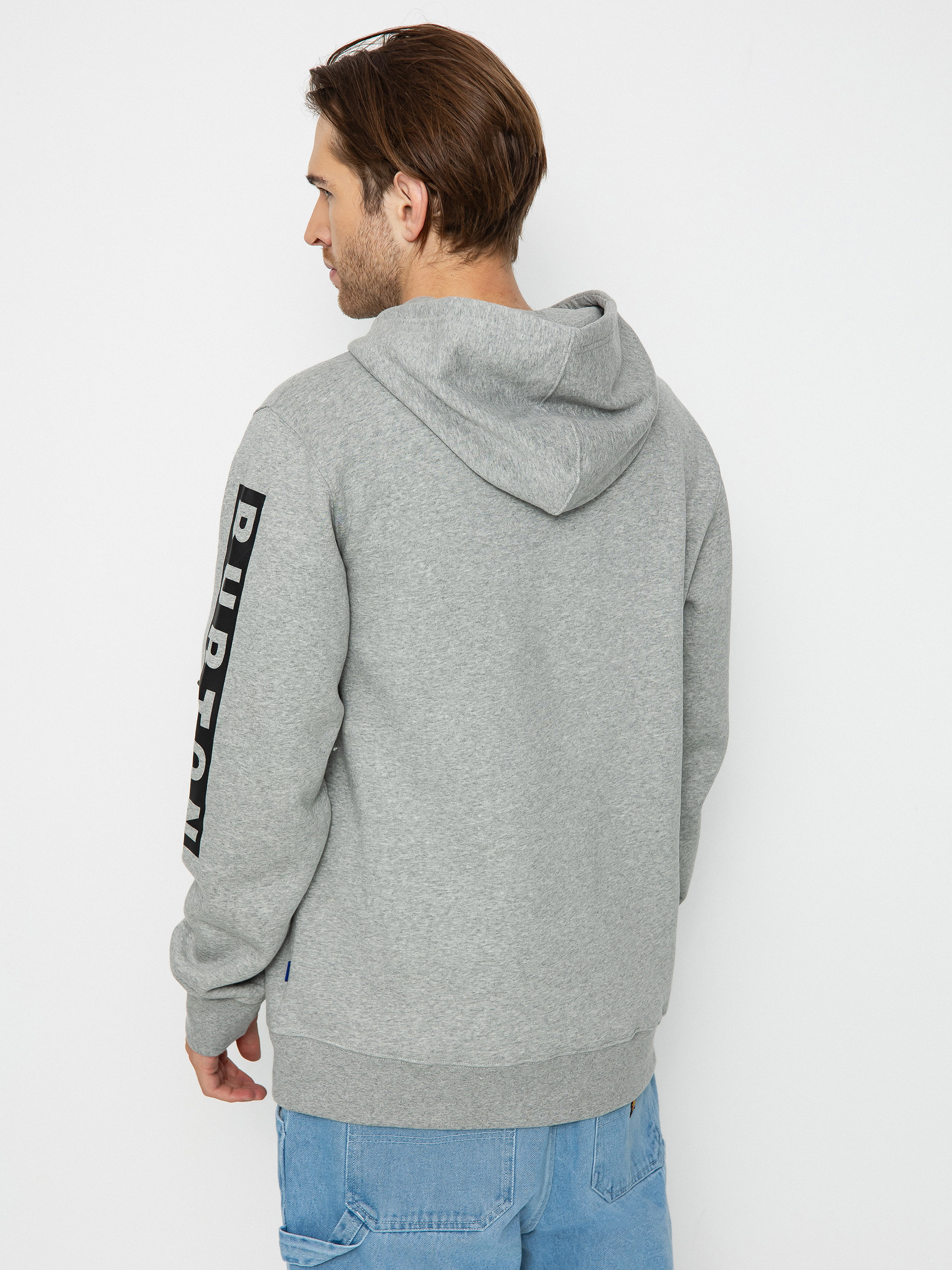 Mikina s kapucňou Burton Vault HD (gray heather)