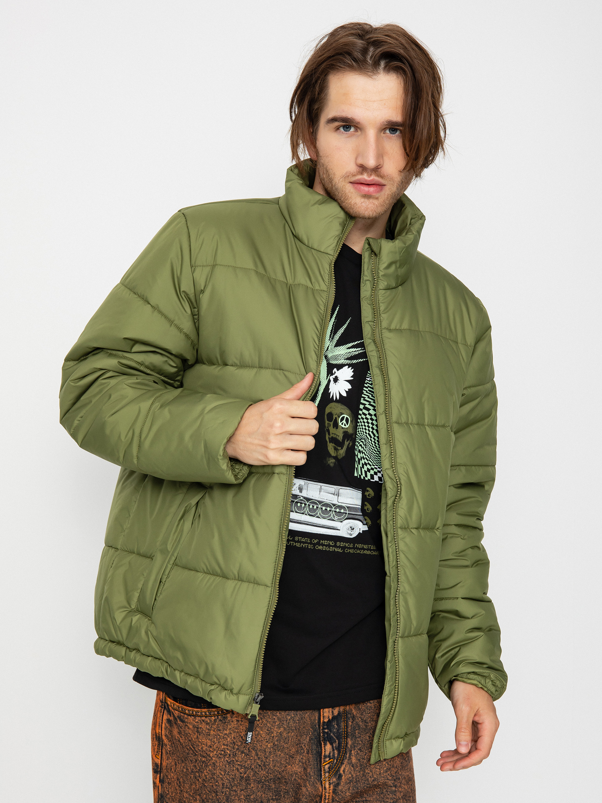 Bunda Vans No Hood Norris Mte 1 Puffer (olive branch)