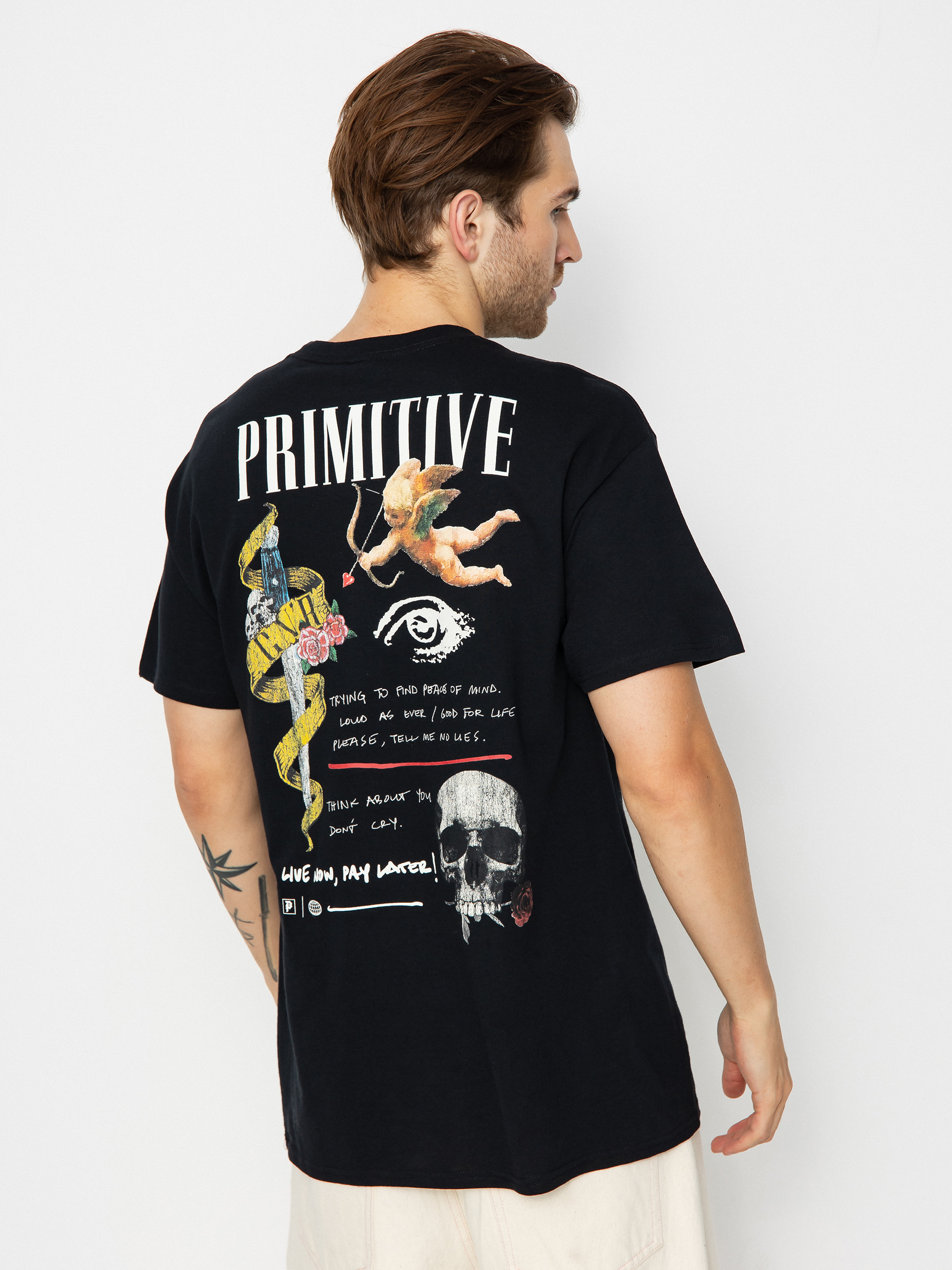 Tričko Primitive Dont Cry (black)