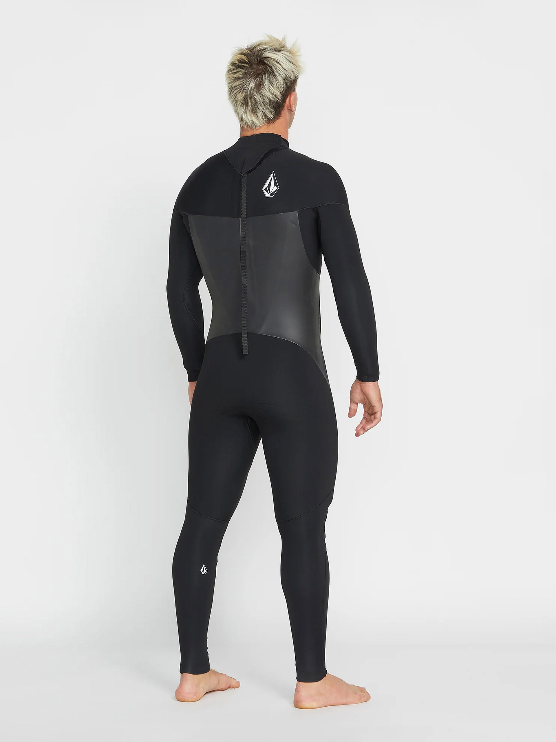 Lopty Volcom Pianka Modulator 3/2Mm Long Sleeve Back Zip Fullsuit (black)