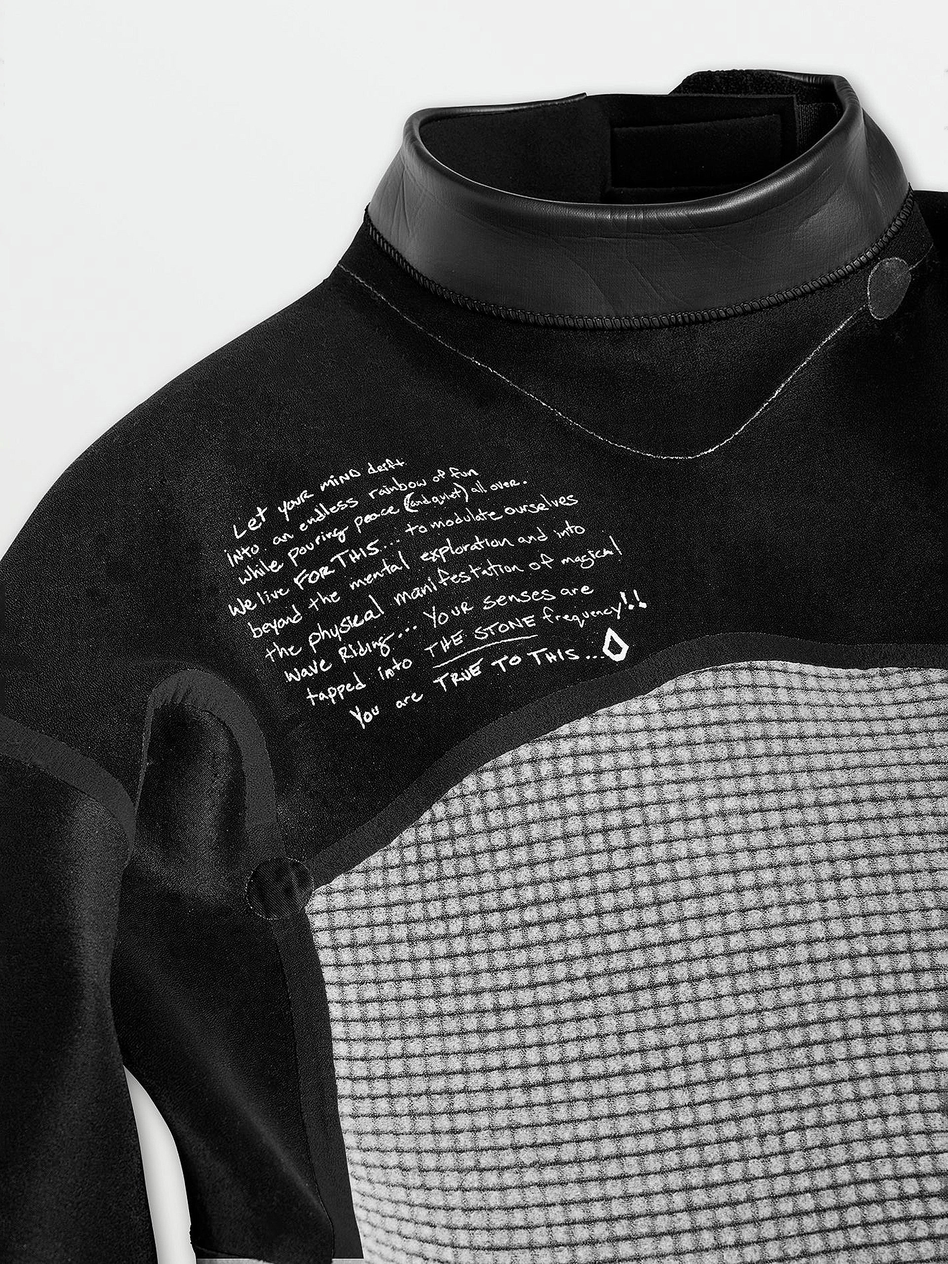 Lopty Volcom Pianka Modulator 3/2Mm Long Sleeve Back Zip Fullsuit (black)