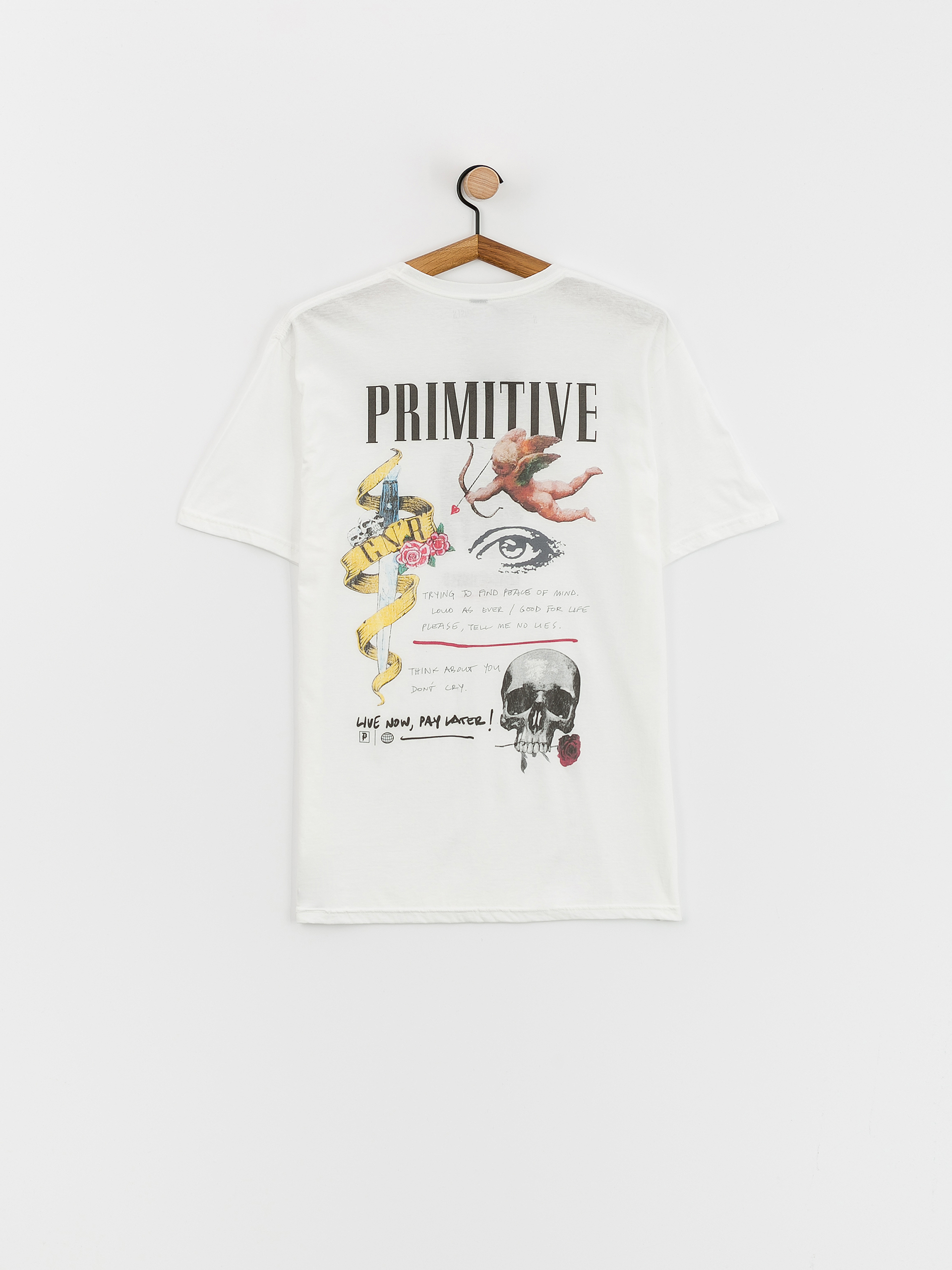Tričko Primitive X Guns N' Roses Dont Cry (white)