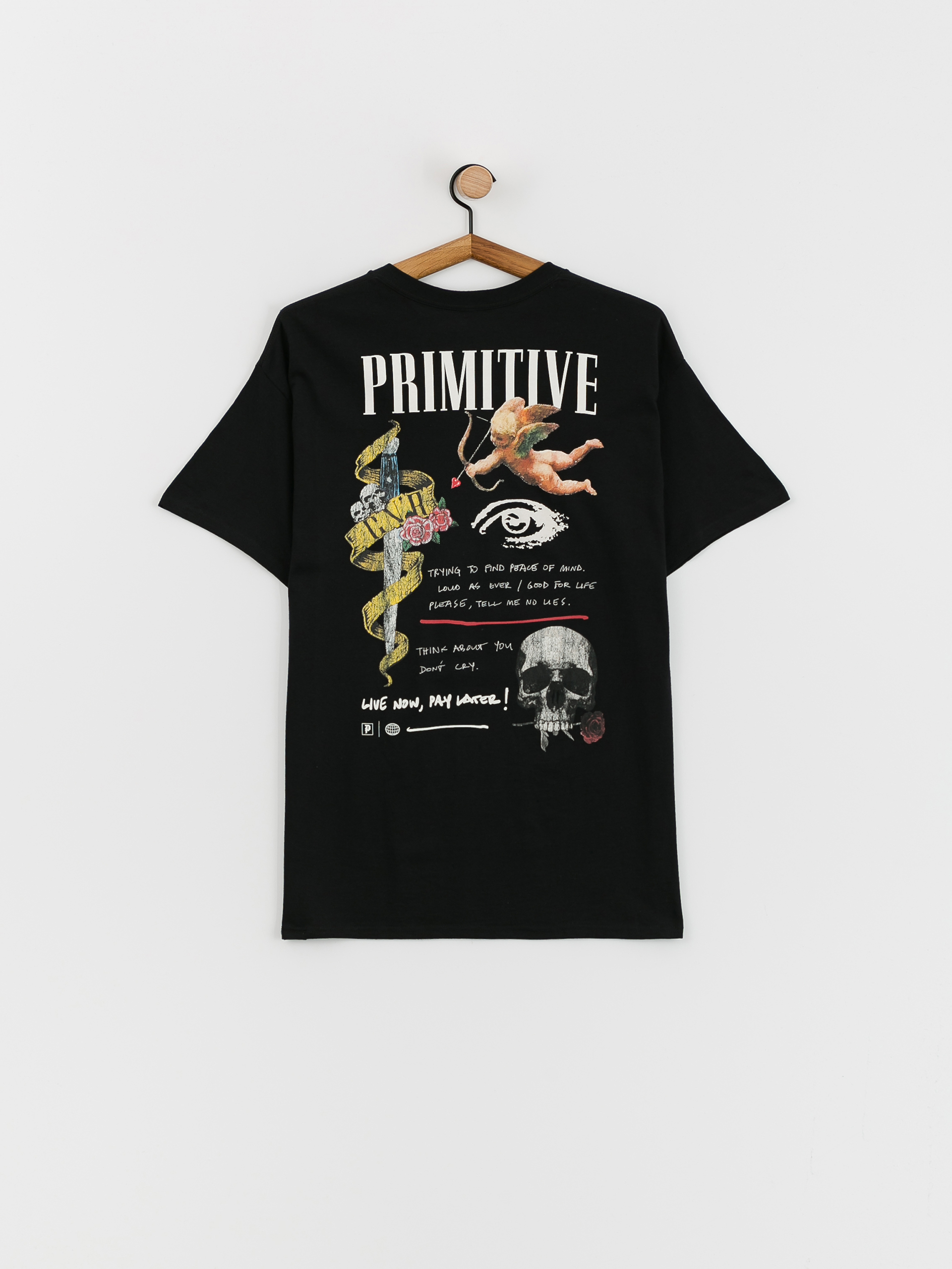 Tričko Primitive Dont Cry (black)