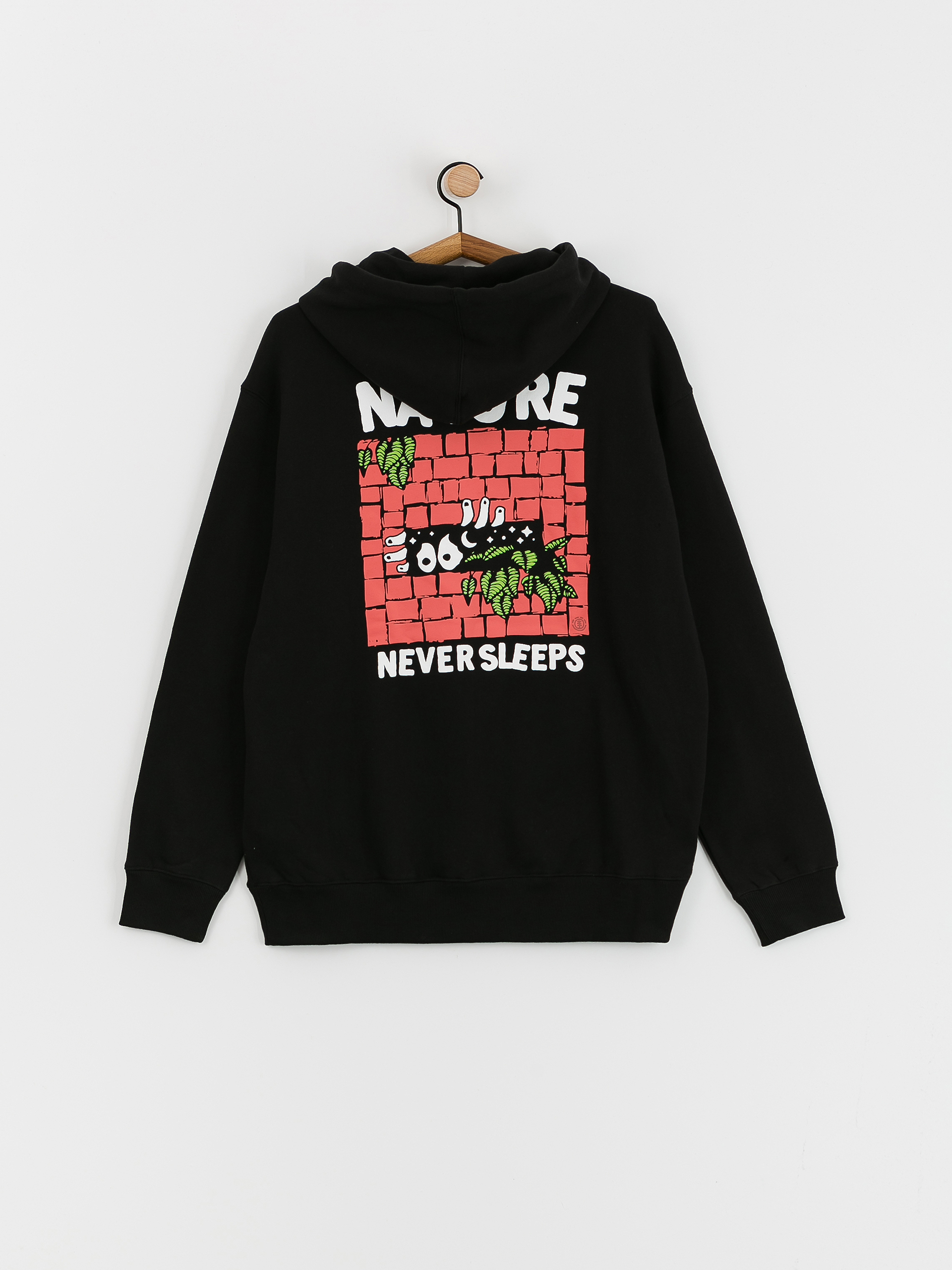 Mikina Element Never (flint black)