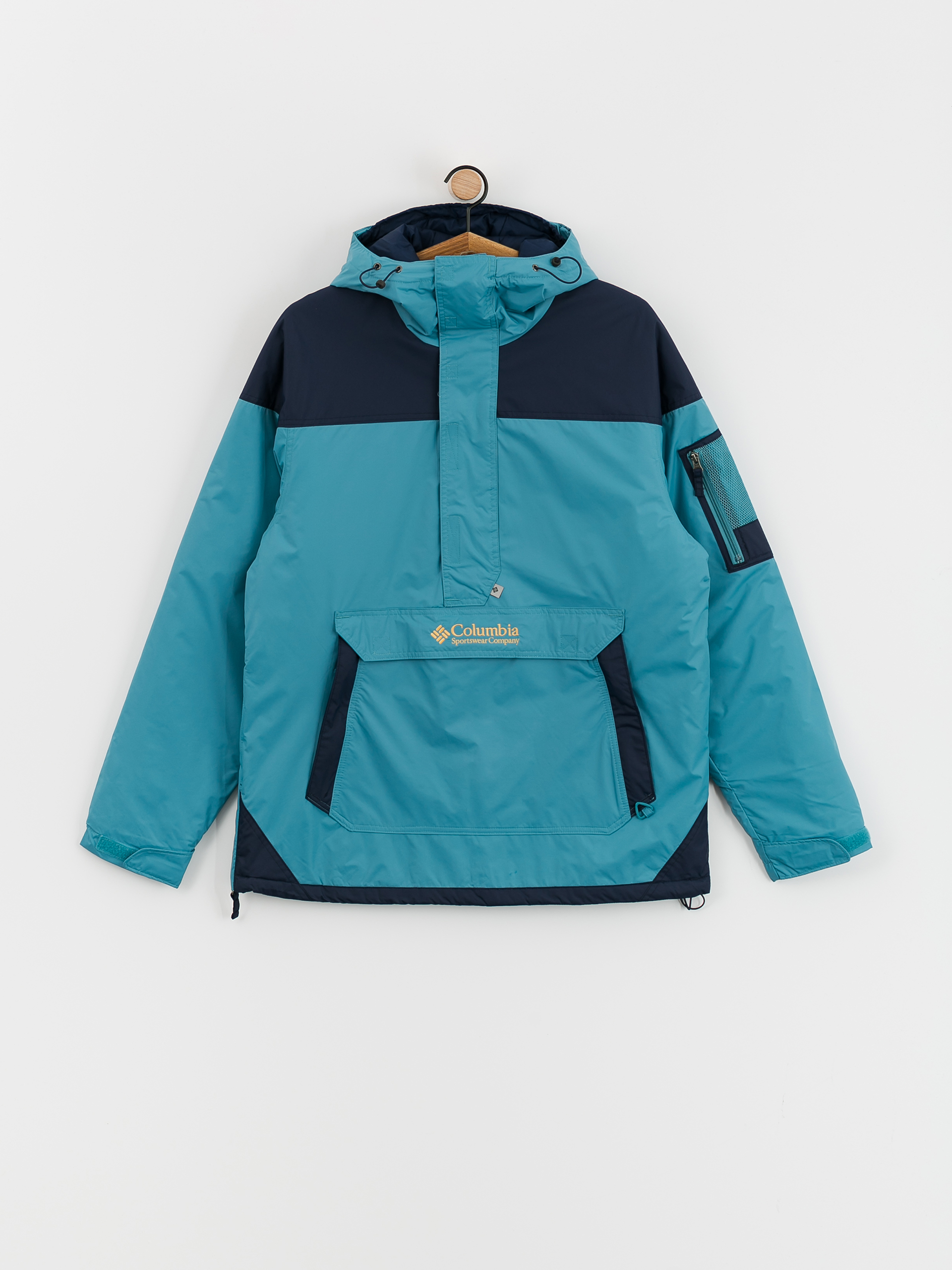 Bunda Columbia Challenger Pullover (shasta/collegiate navy)