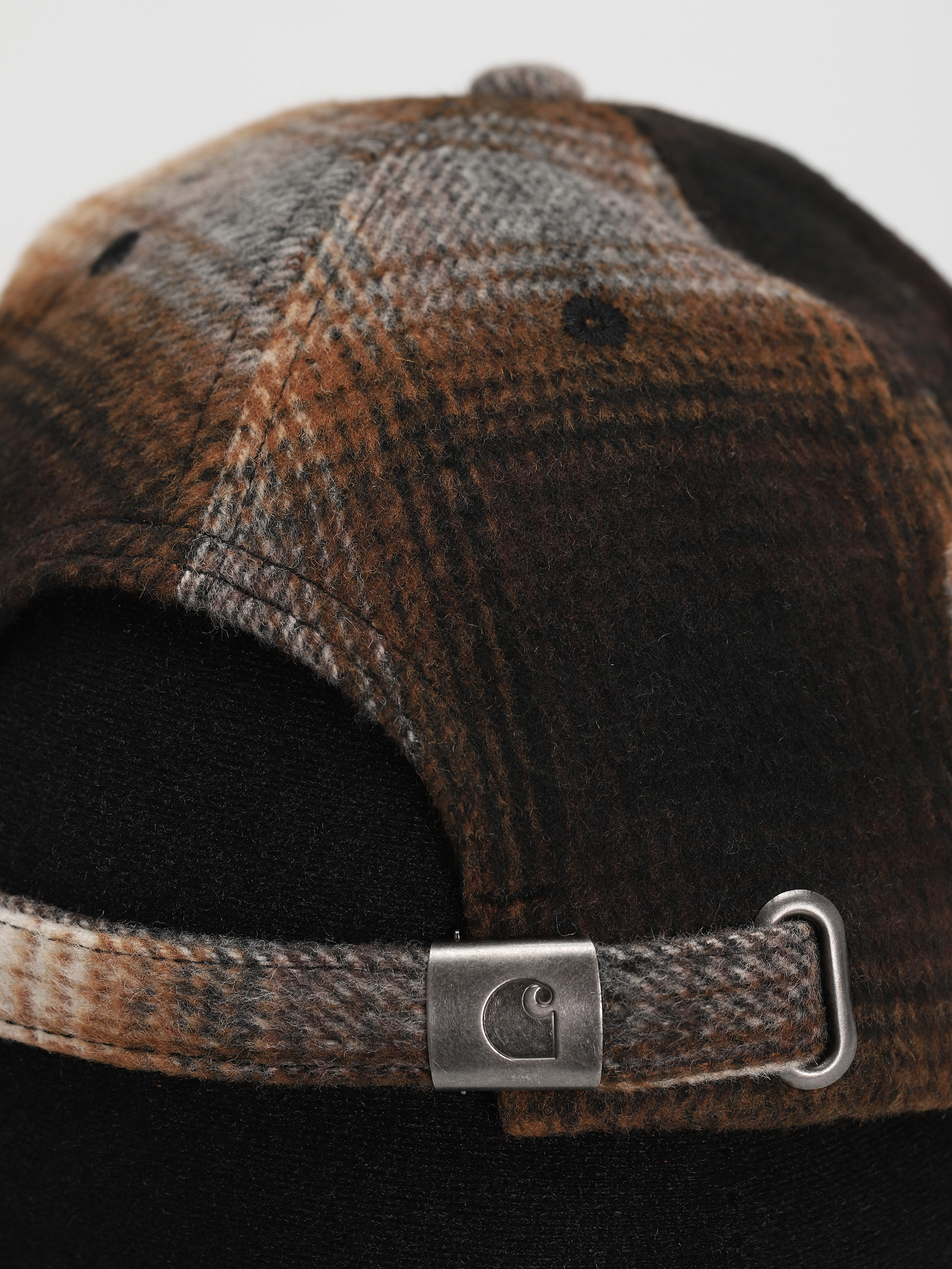 Šiltovka Carhartt WIP Moreau (moreau check deep h brown/black)