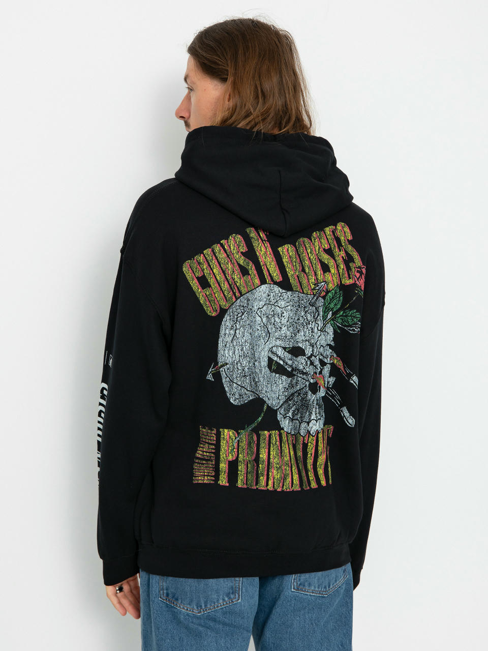 Mikina s kapucňou Primitive X Guns N' Roses Nightrain HD (black)