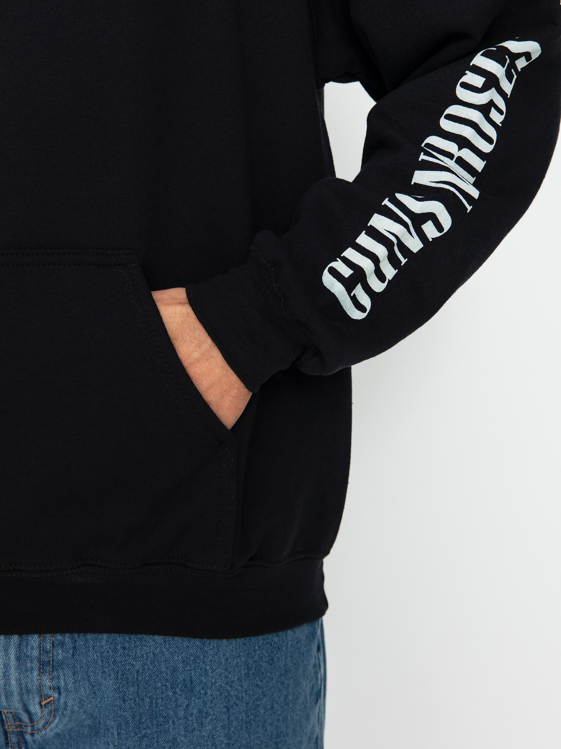 Mikina s kapucňou Primitive X Guns N' Roses Nightrain HD (black)