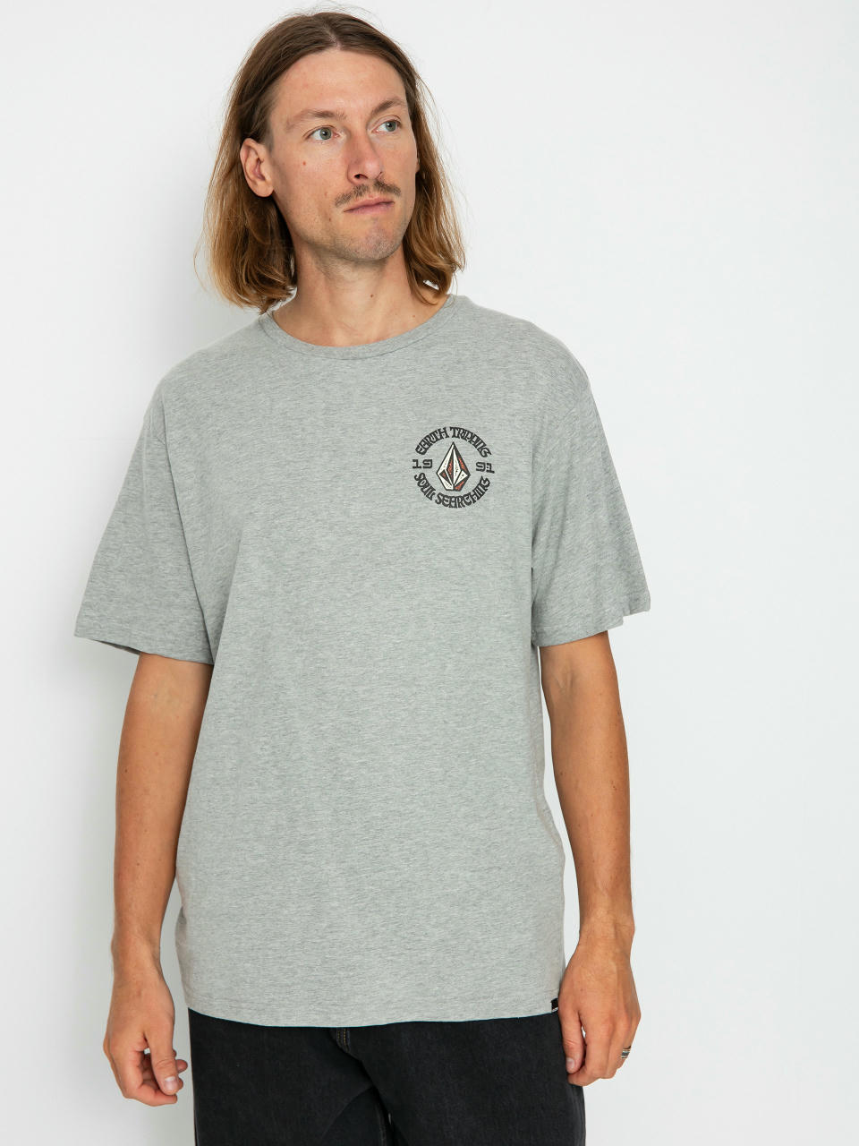 Tričko Volcom Fried Hth (heather grey)