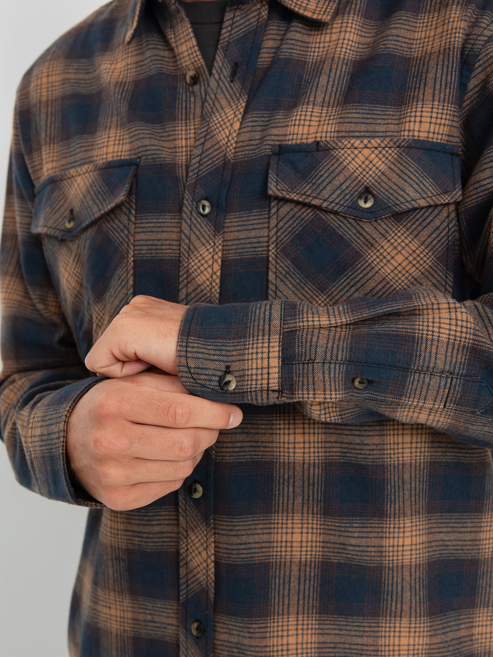 Košeľa Element Tacoma Classic (gradient plaid dull gold)