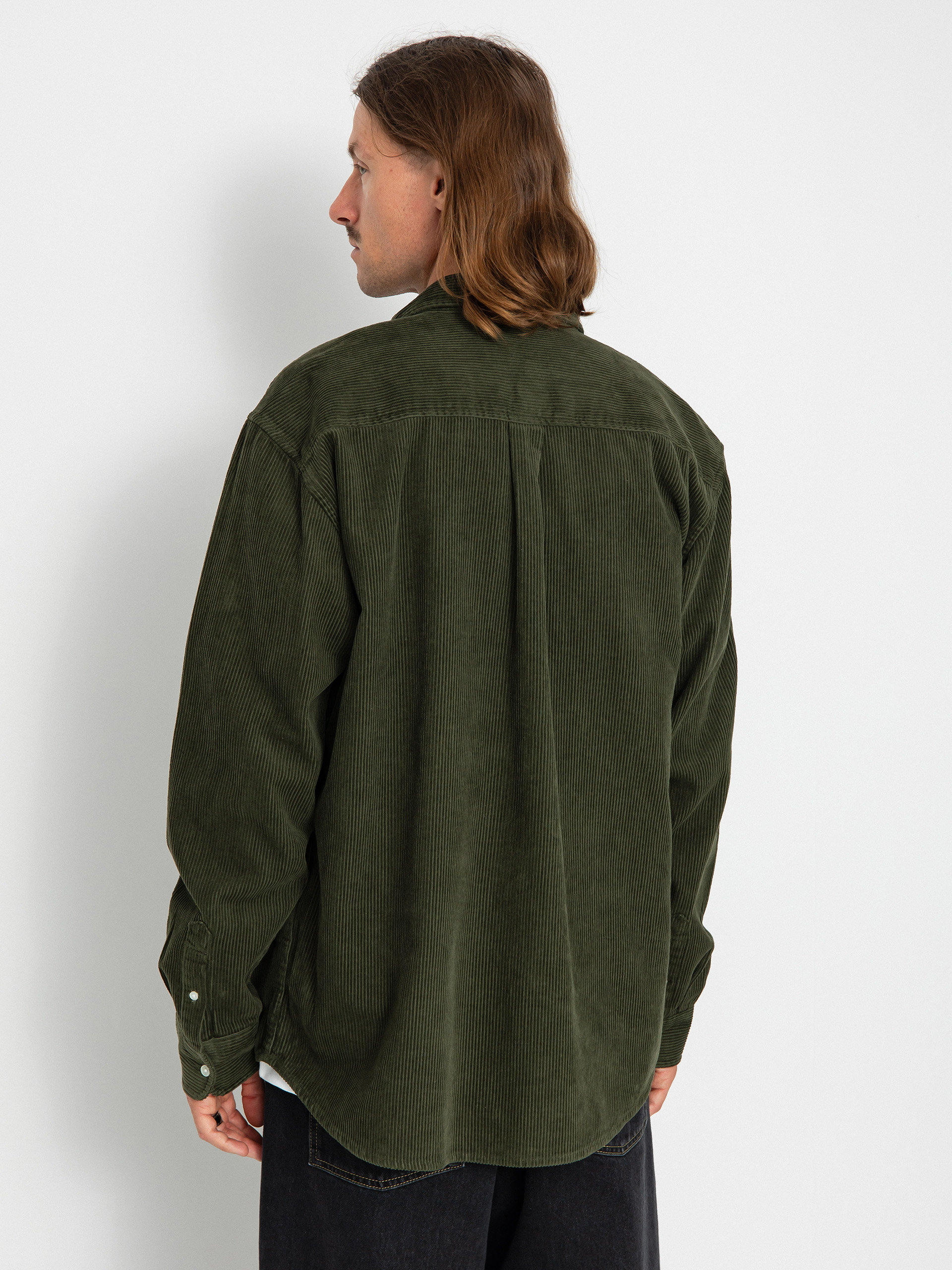 Košeľa Carhartt WIP Madison Cord (plant/wax)