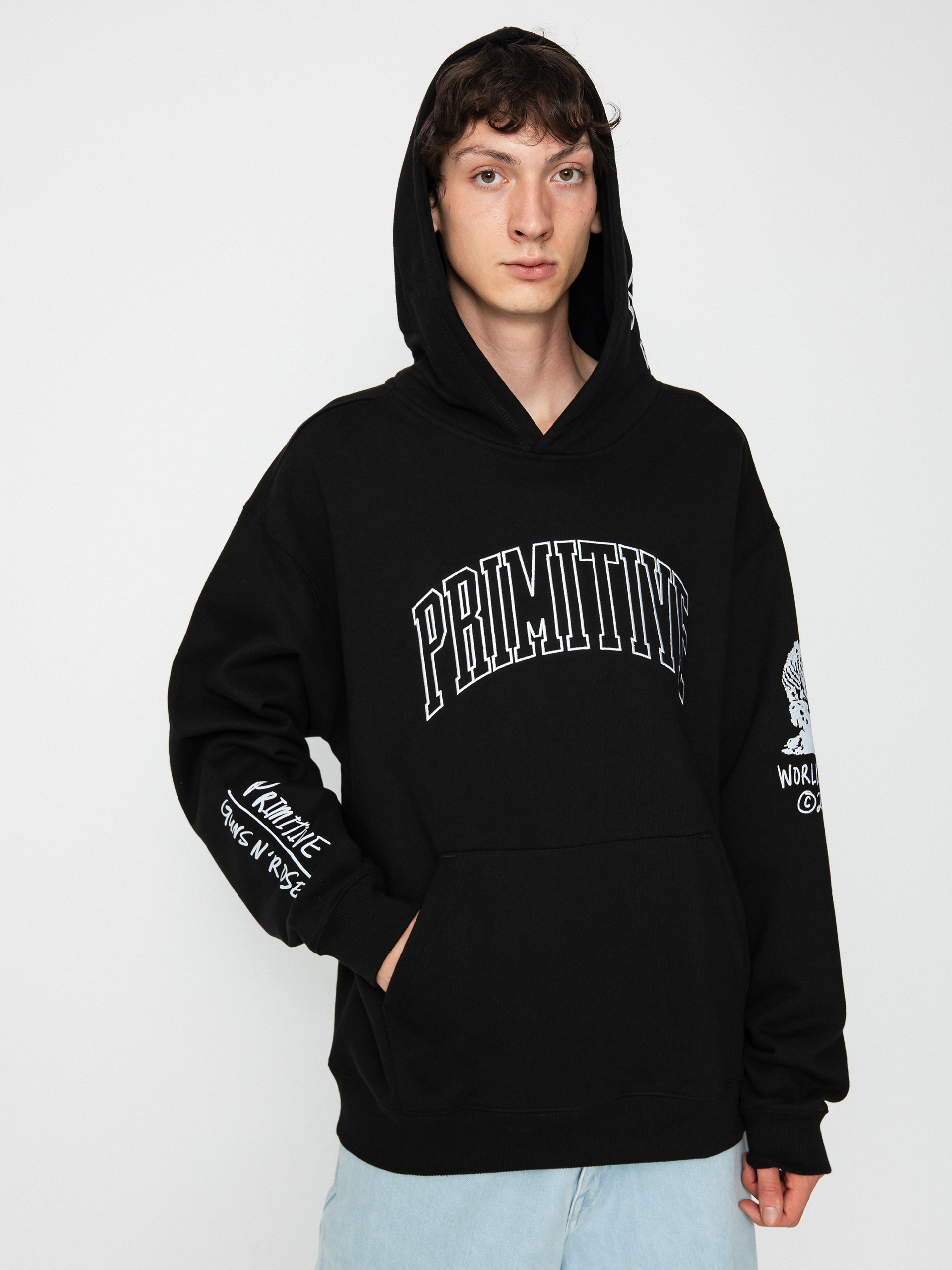 Mikina s kapucňou Primitive X Guns N' Roses Estranged HD