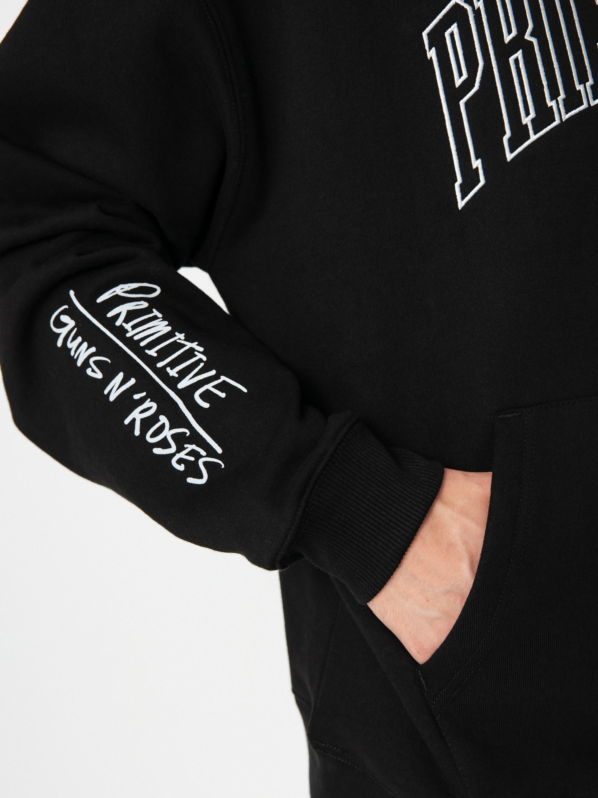 Mikina s kapucňou Primitive X Guns N' Roses Estranged HD (black)