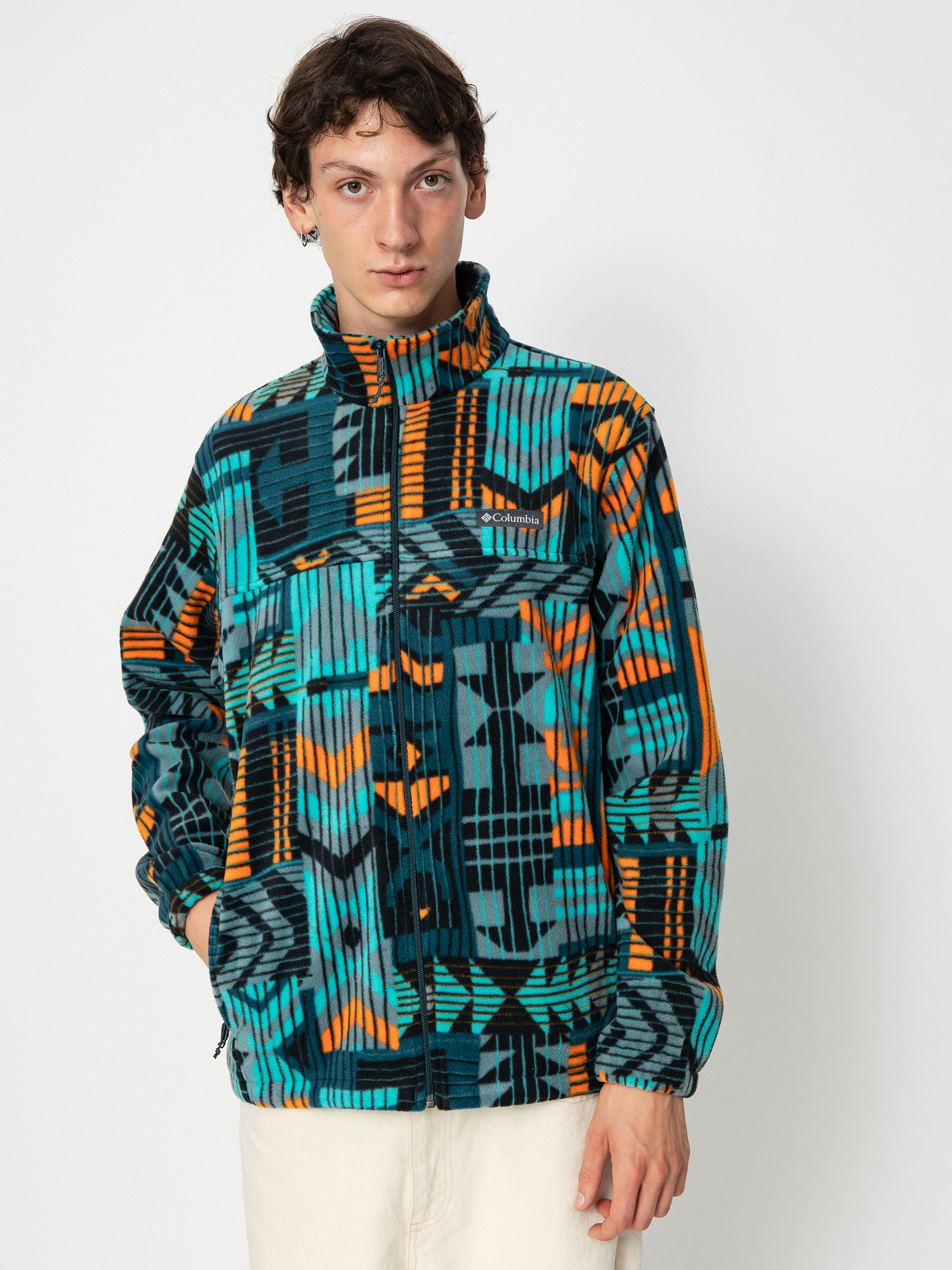 Pánsky Flisová mikina Columbia Steens Mountain (night wave path)