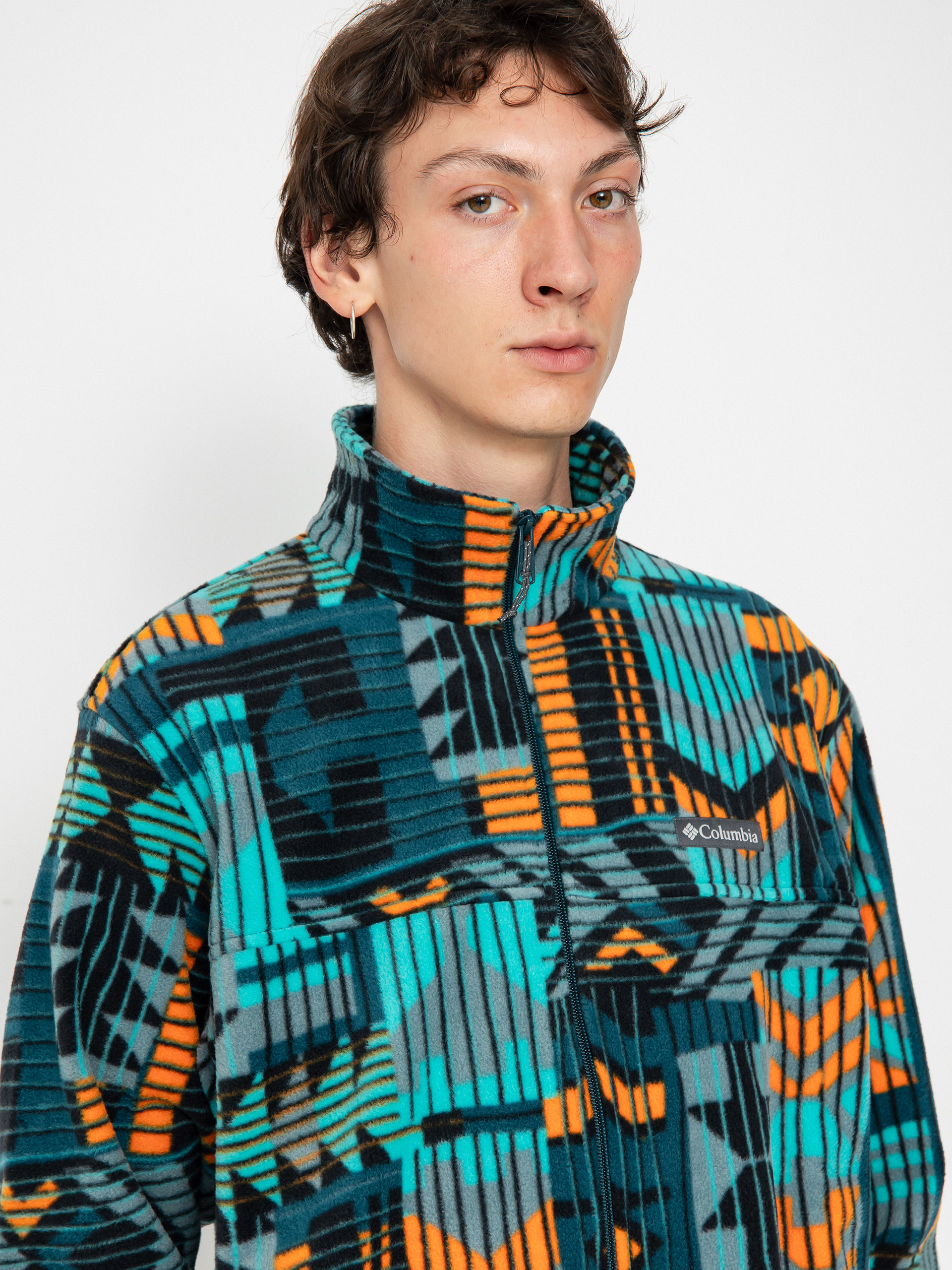 Pánsky Flisová mikina Columbia Steens Mountain (night wave path)