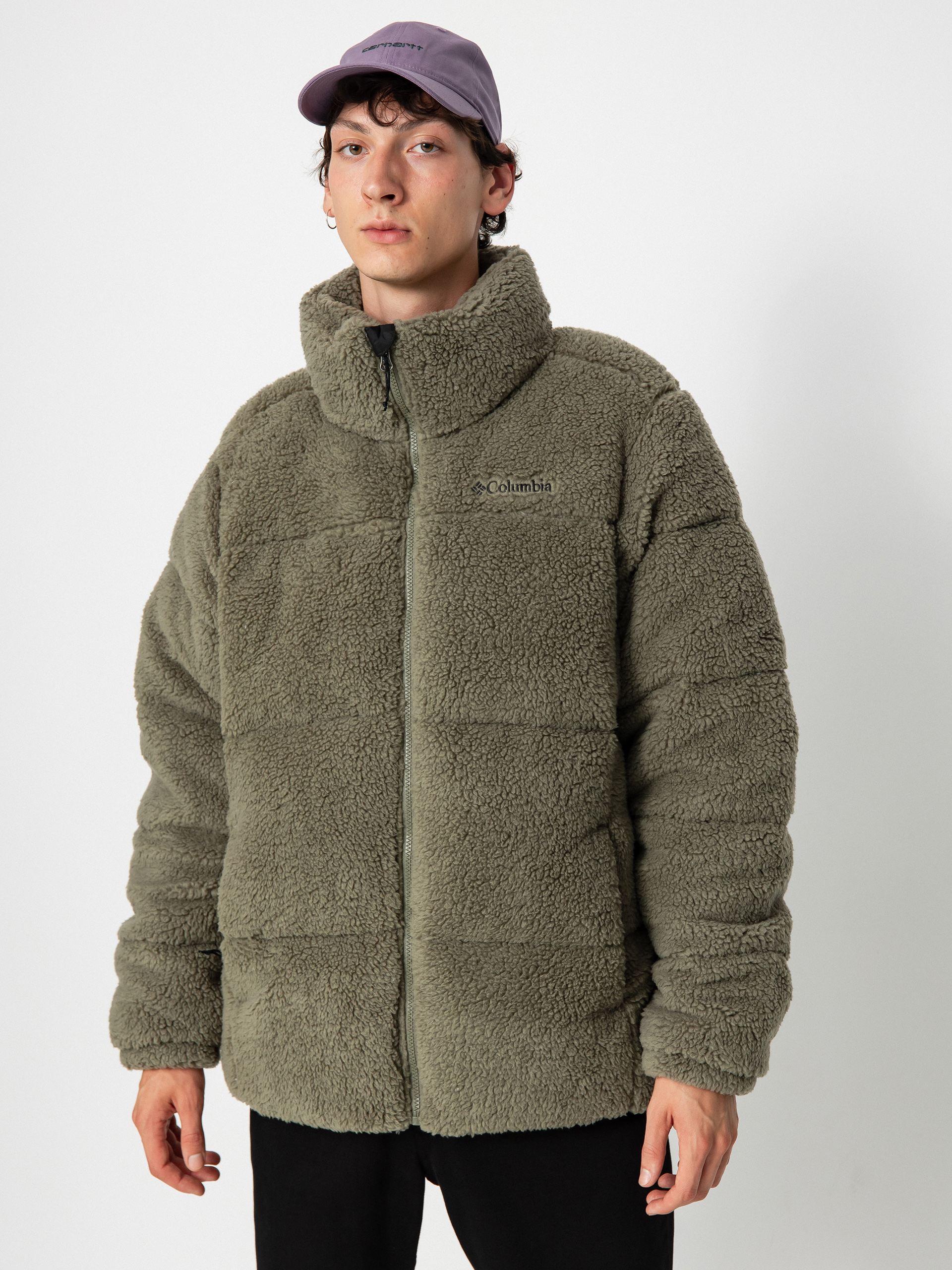 Bunda Columbia Puffect Sherpa (stone green)