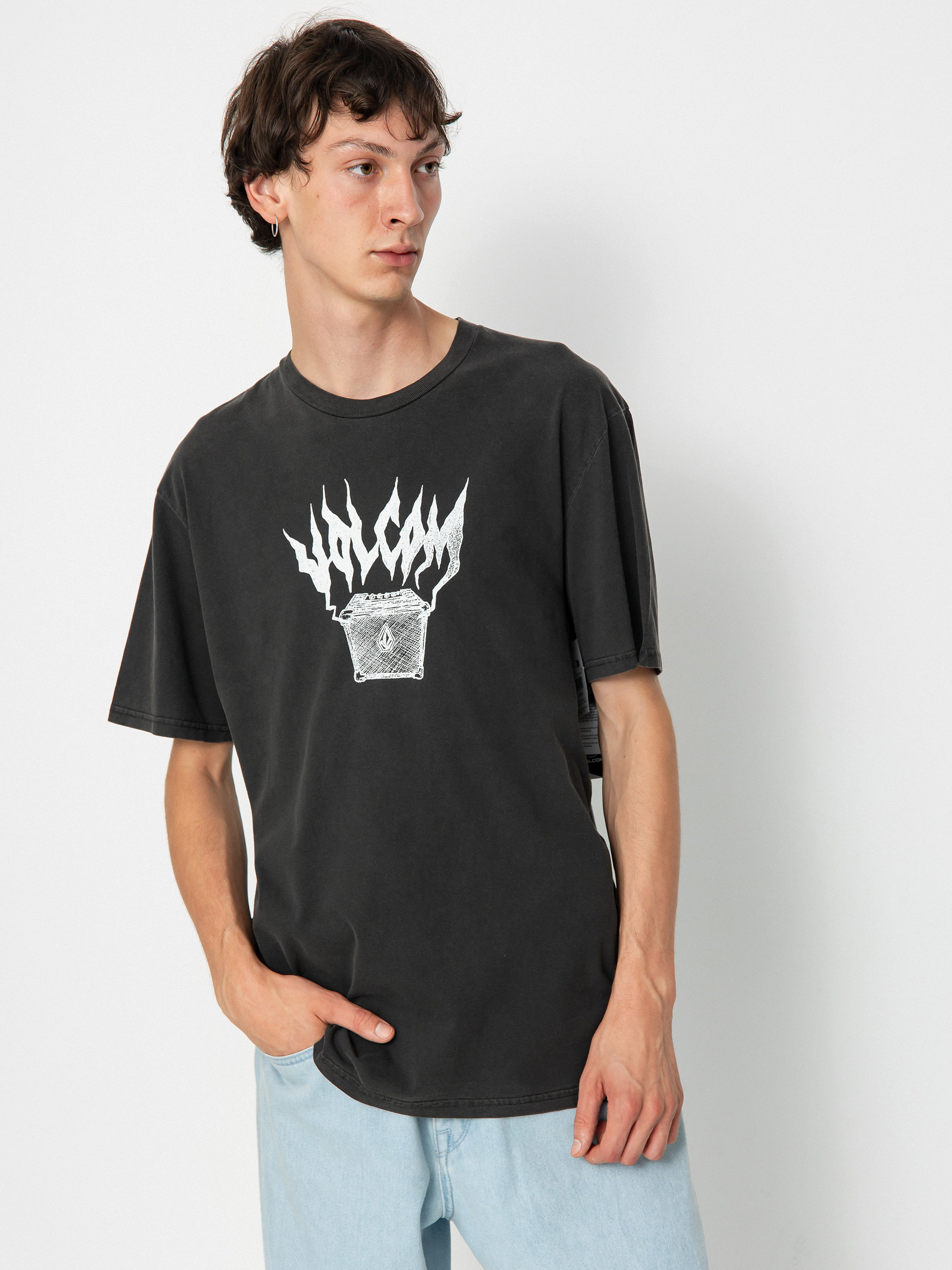 Tričko Volcom Amplified Stone Pw (black)