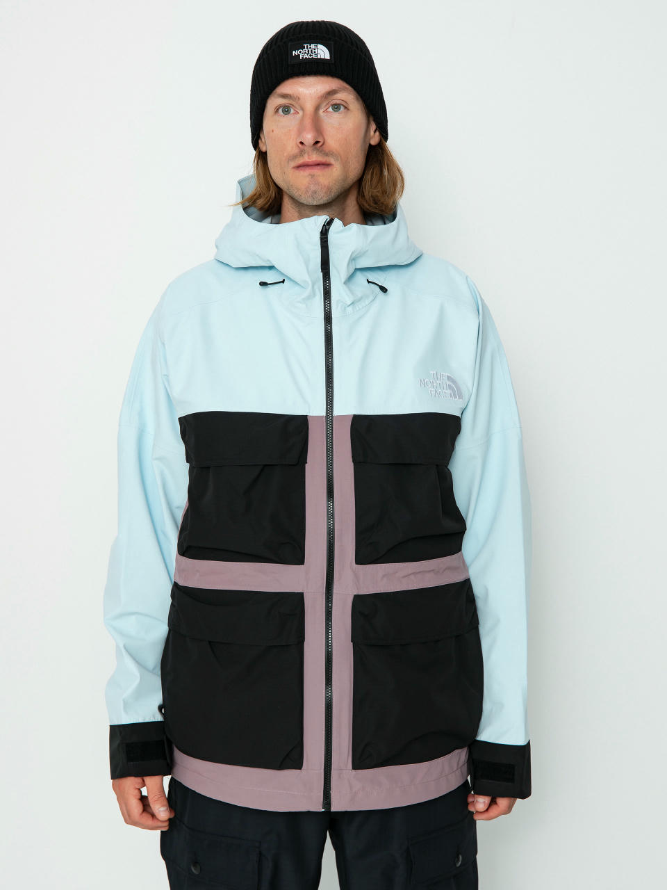 Snowboardová bunda The North Face Dragline (icecap blue/fawn grey)