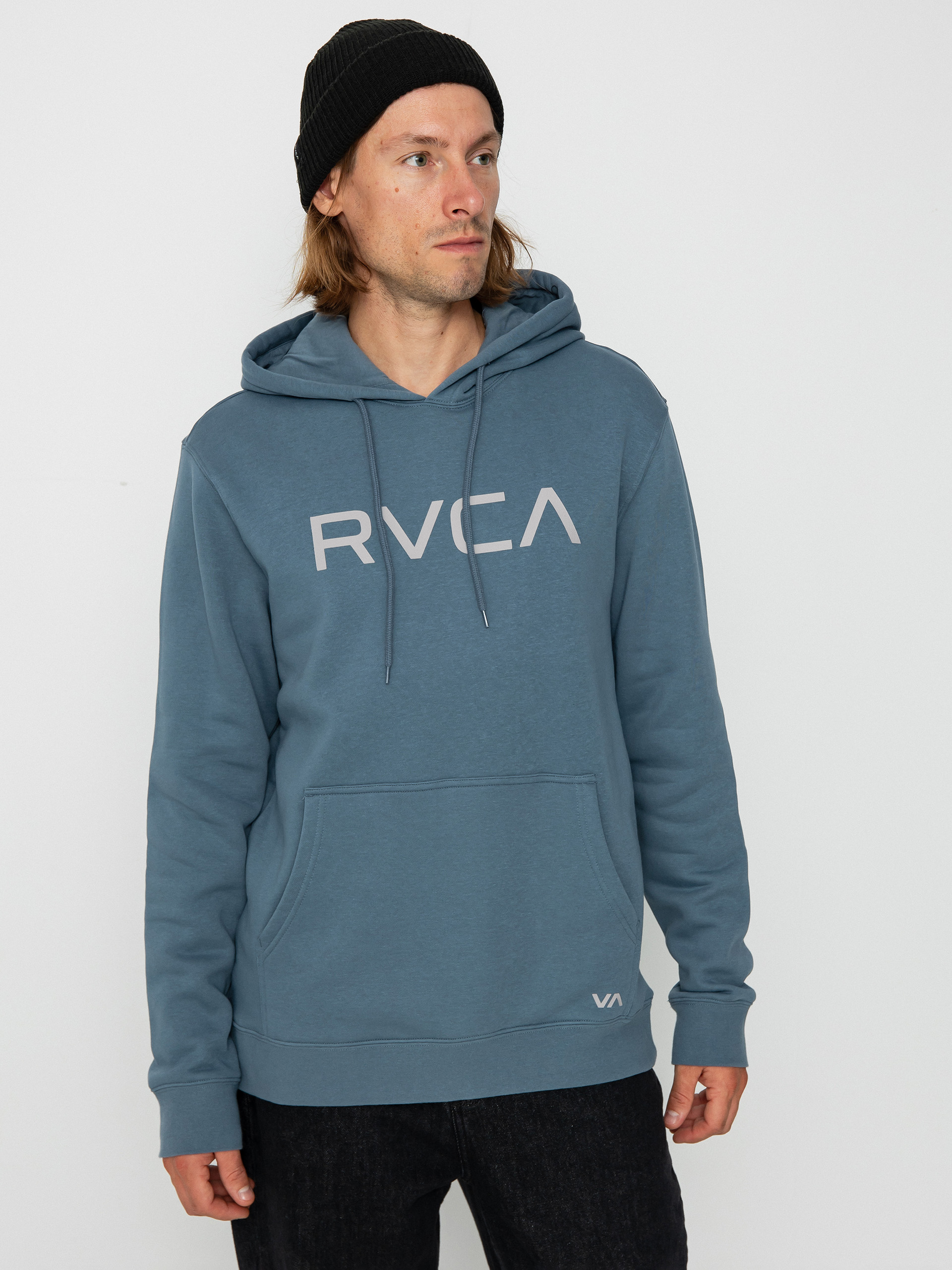 Mikina s kapucňou RVCA Big Rvca HD (blue mirage)