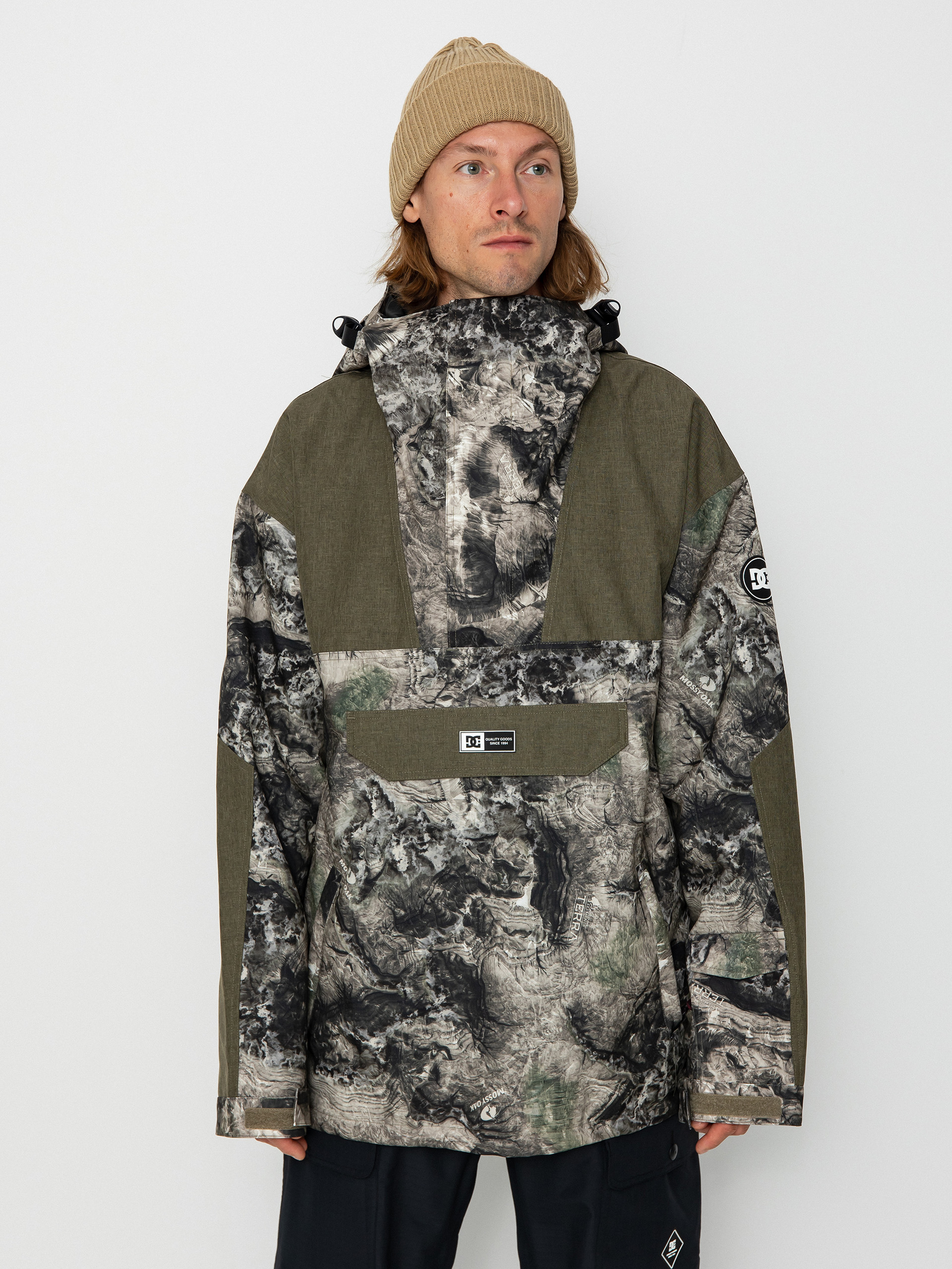 Snowboardová bunda DC 43 Anorak (mossy oak cyt camo)