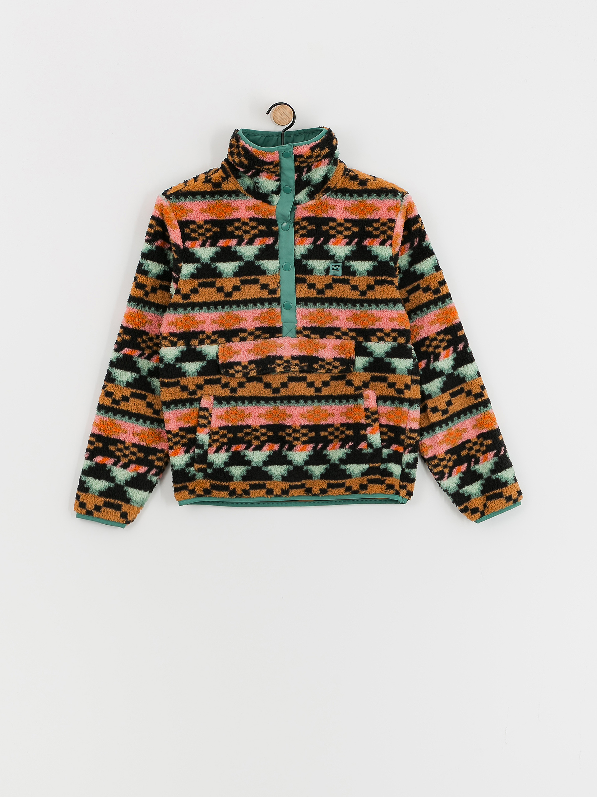 Dámsky Flisová mikina Billabong Switchback Pullover (black multi)