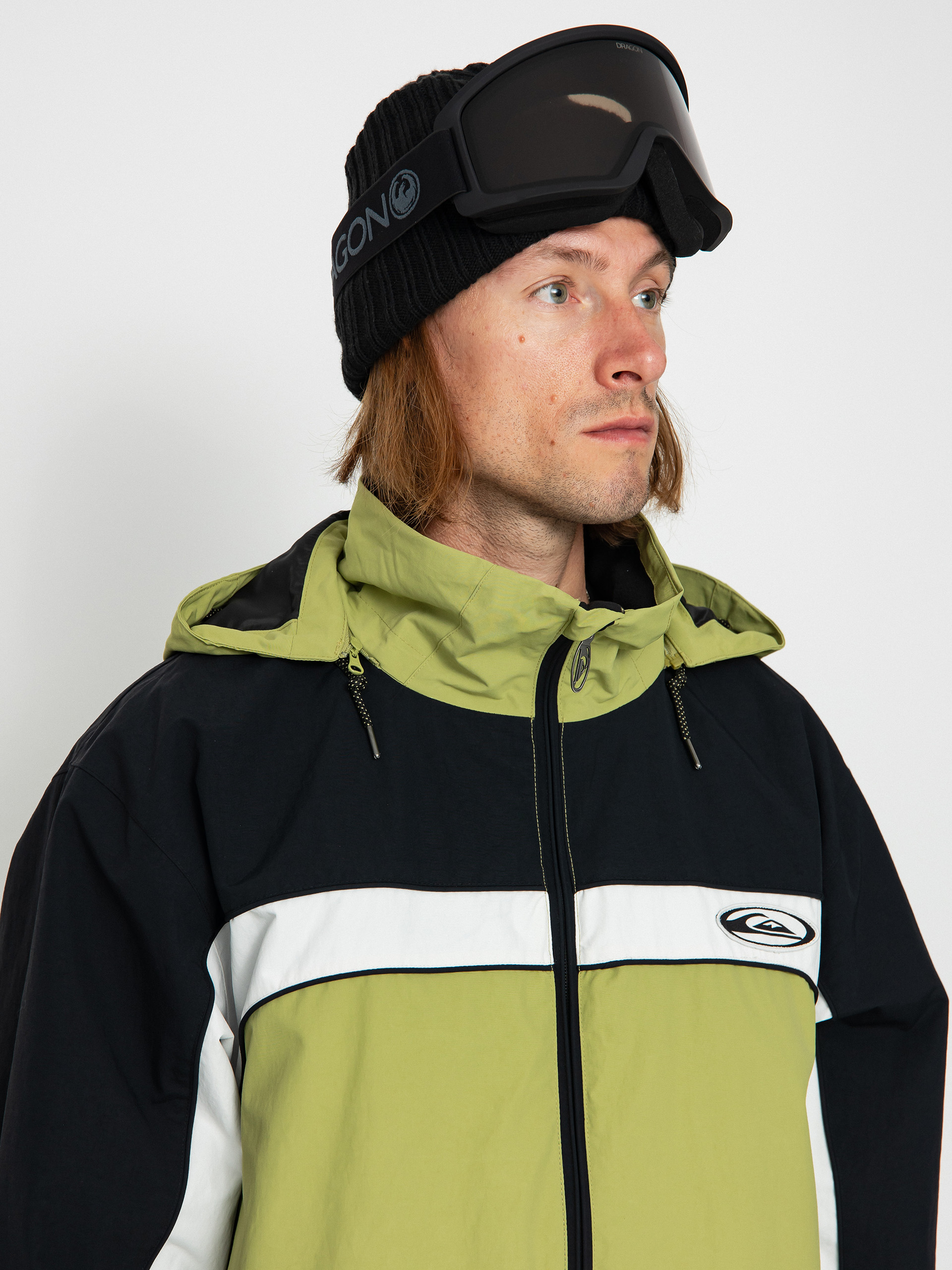 Pánska Snowboardová bunda Quiksilver Live Wire (green olive)