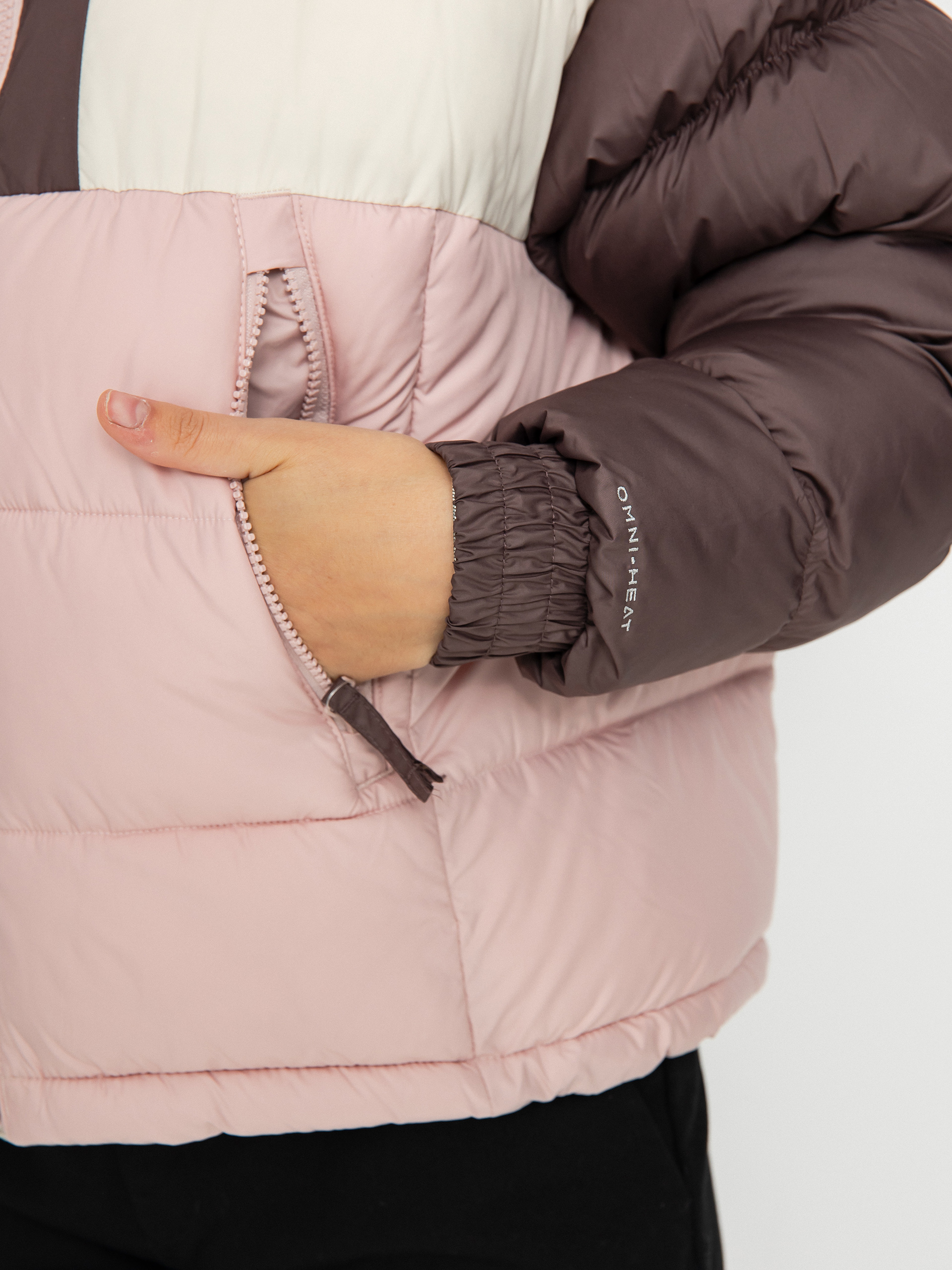 Bunda Columbia Pike Lake II Cropped Wmn (dusty pink/chalk/basalt)