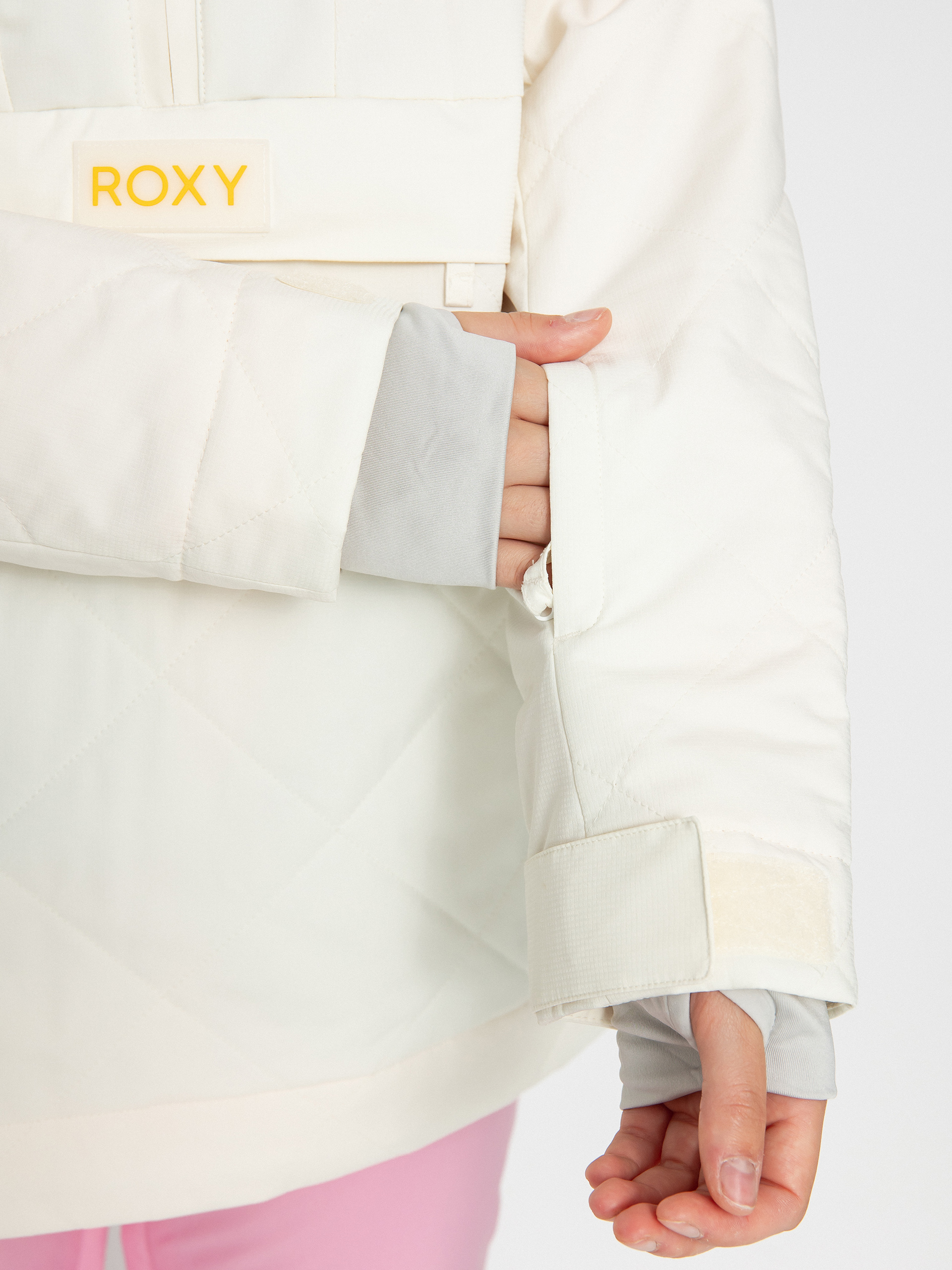 Dámska Snowboardová bunda Roxy Radiant Lines Overhead (egret)