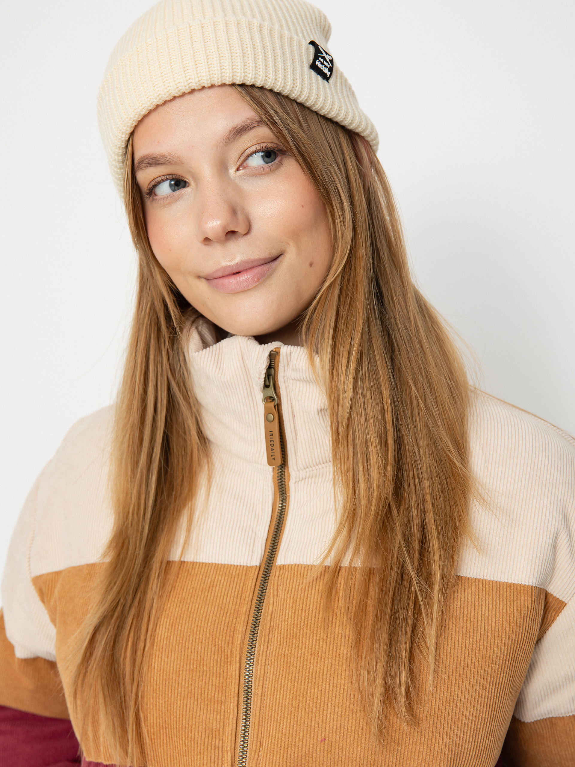 Bunda Iriedaily Cordy Puffer Wmn (dark red)