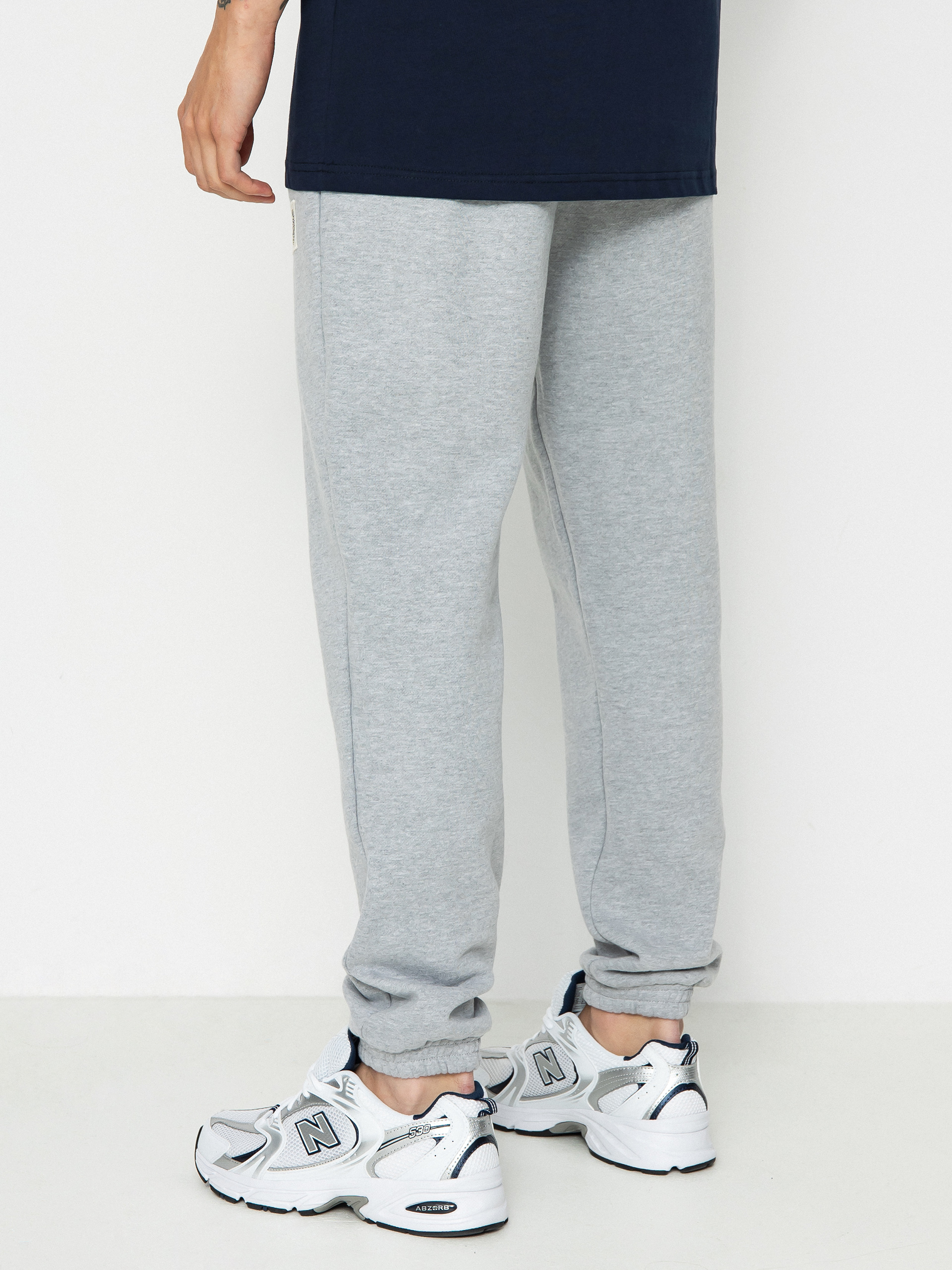 Nohavice MassDnm Patch Straight Fit (light heather grey)