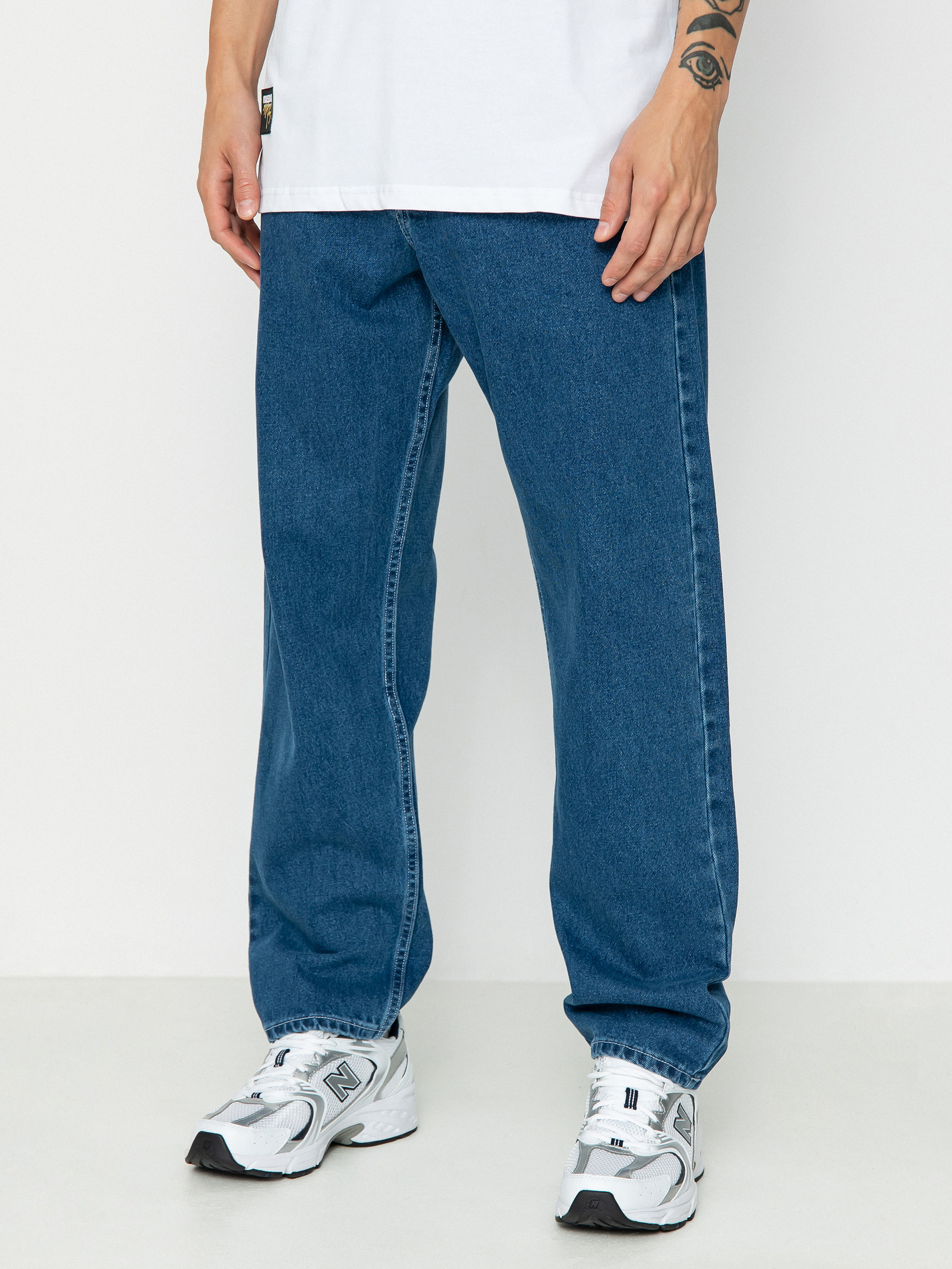 Nohavice MassDnm Craft Jeans Baggy Fit (blue)