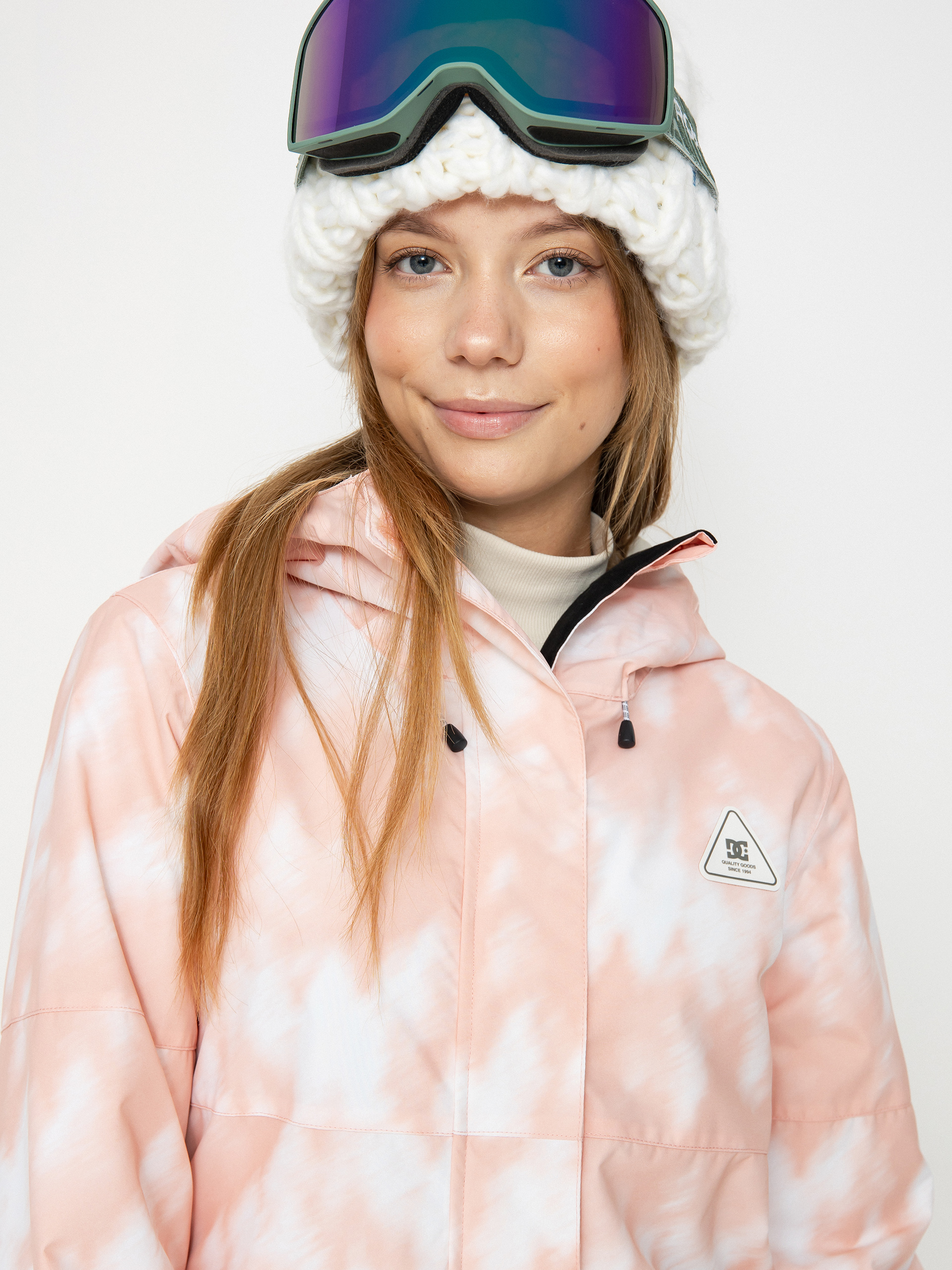 Dámska Snowboardová bunda DC Cruiser (pink tree runs)