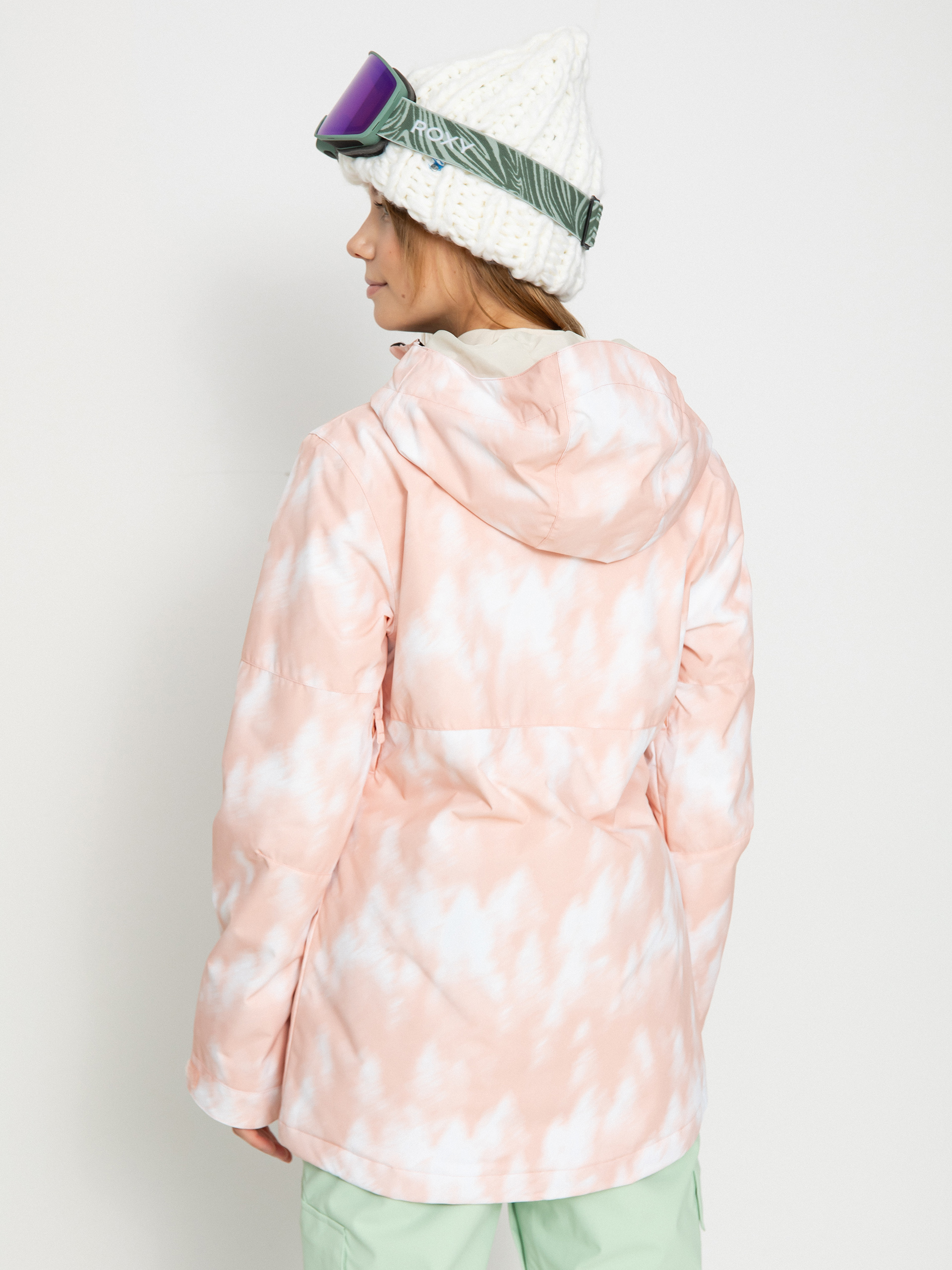 Dámska Snowboardová bunda DC Cruiser (pink tree runs)