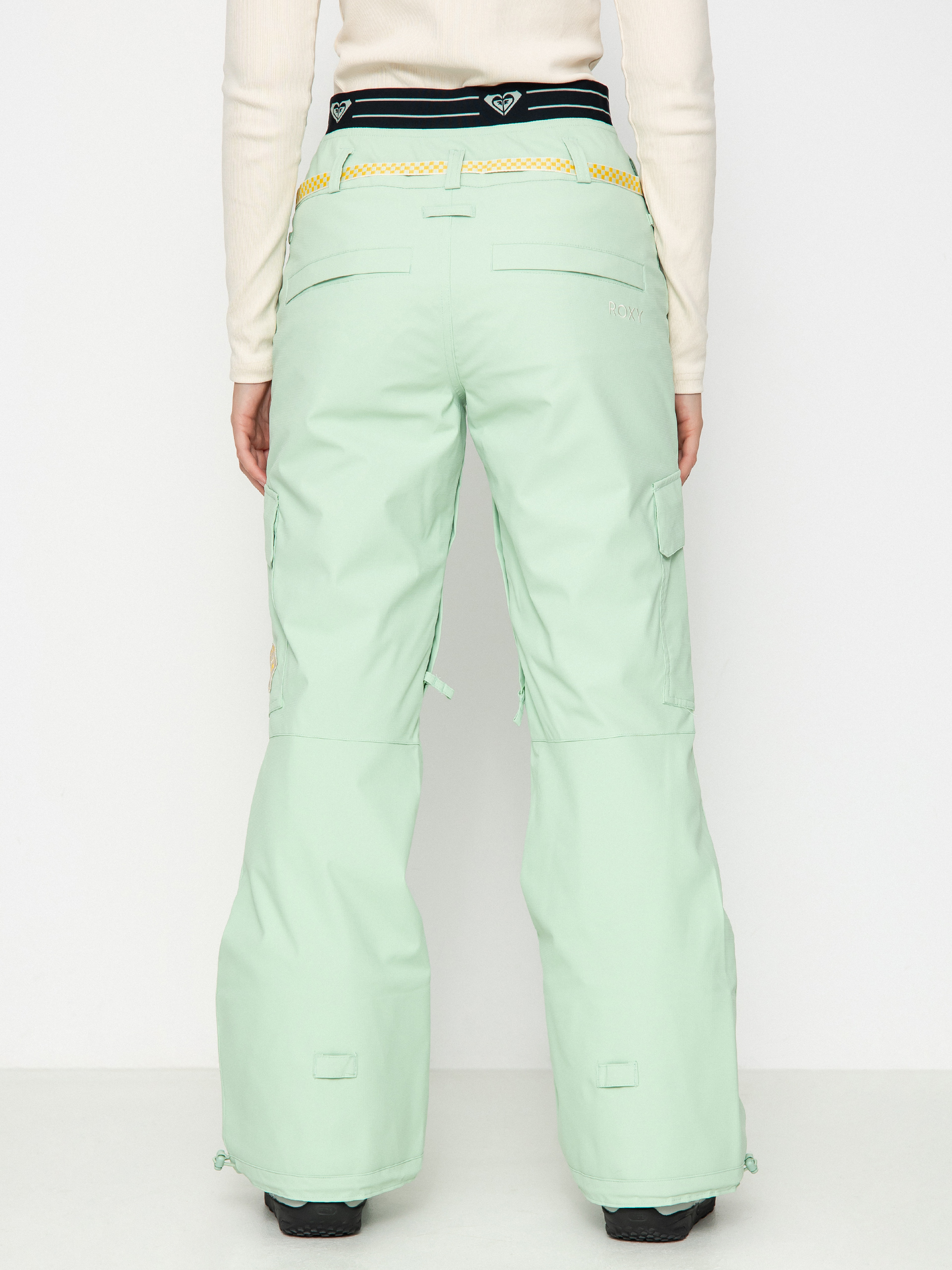 Dámske Snowboardové nohavice Roxy Passive Lines (cameo green)