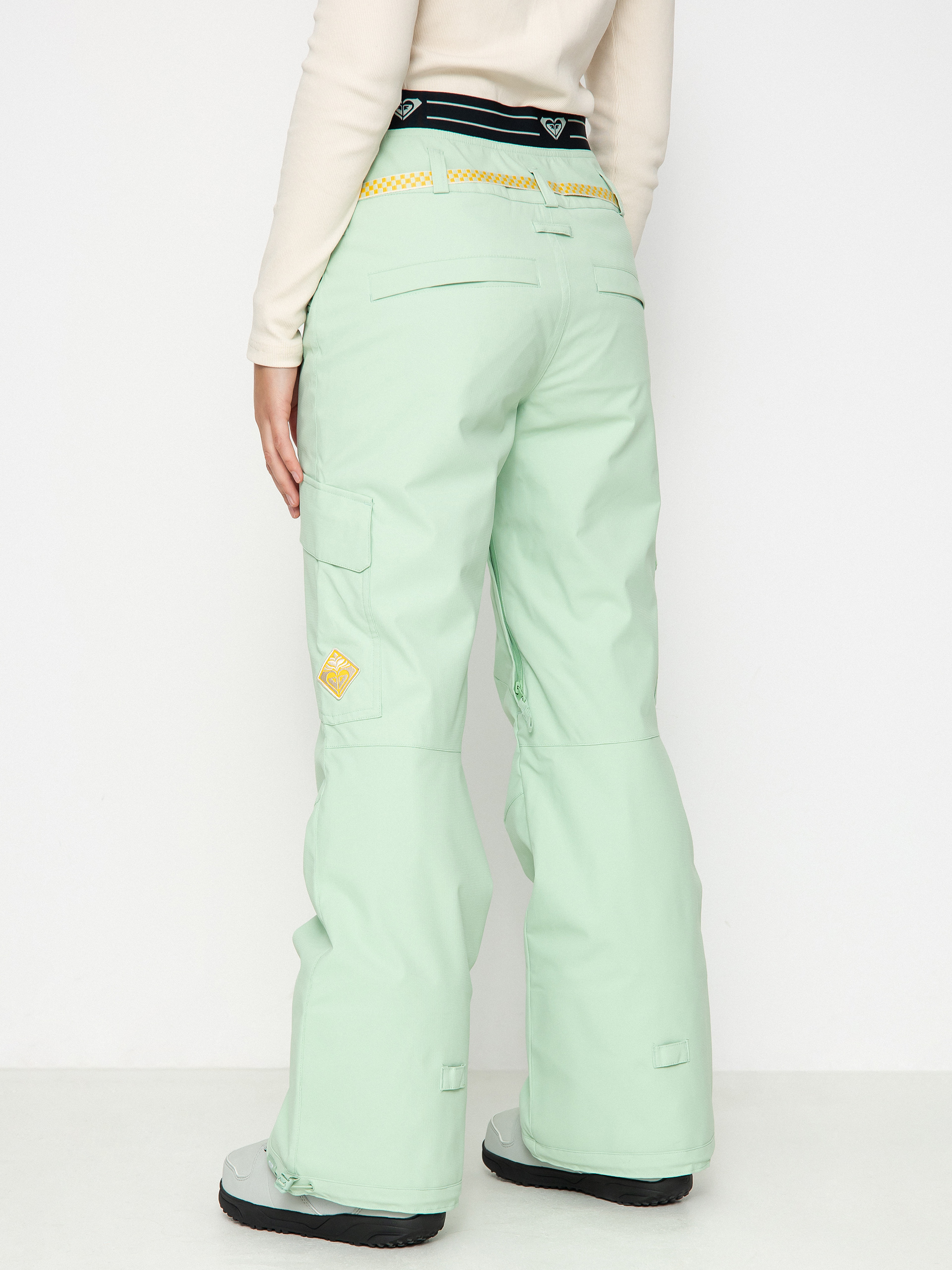 Dámske Snowboardové nohavice Roxy Passive Lines (cameo green)