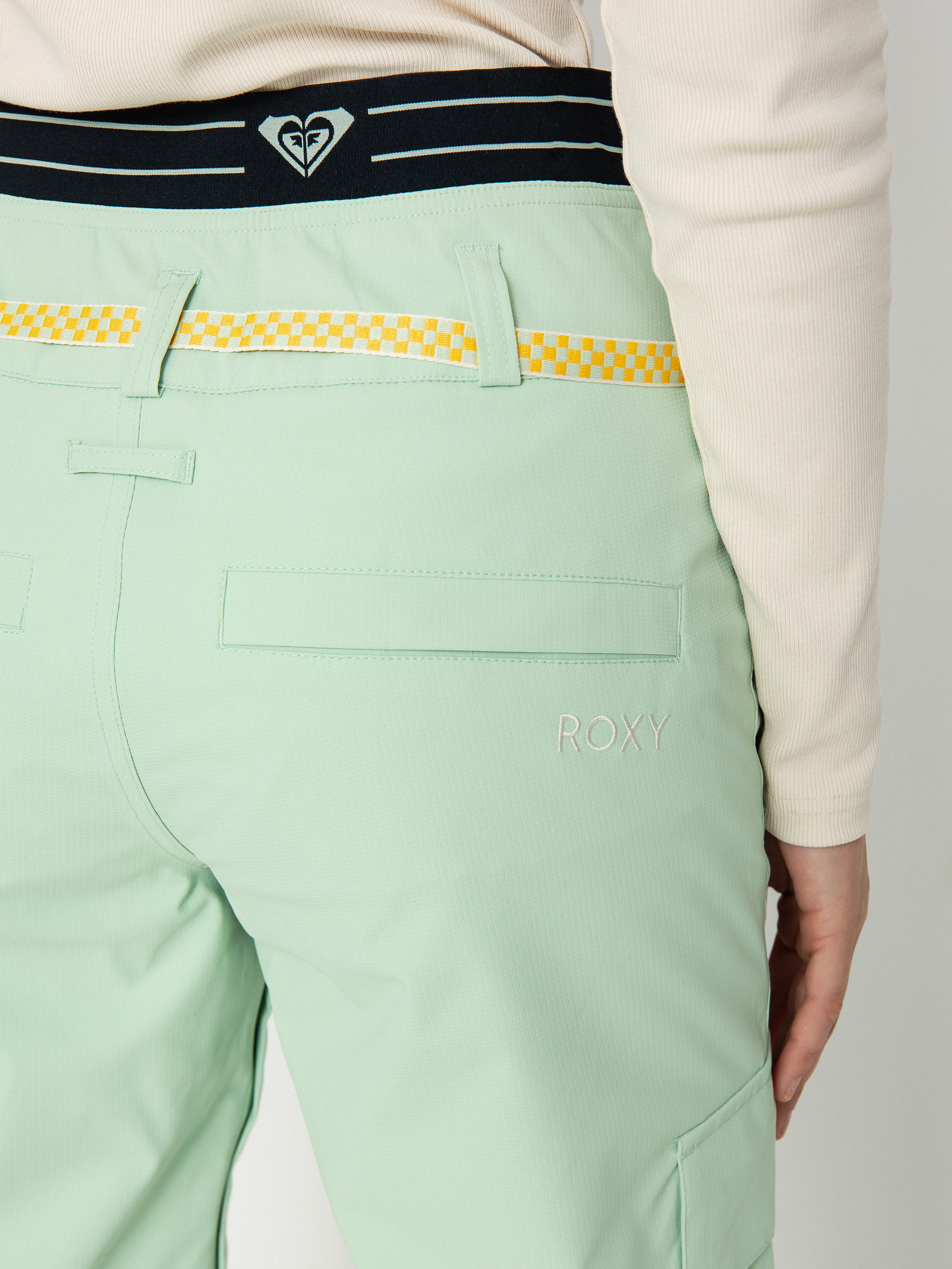 Dámske Snowboardové nohavice Roxy Passive Lines (cameo green)