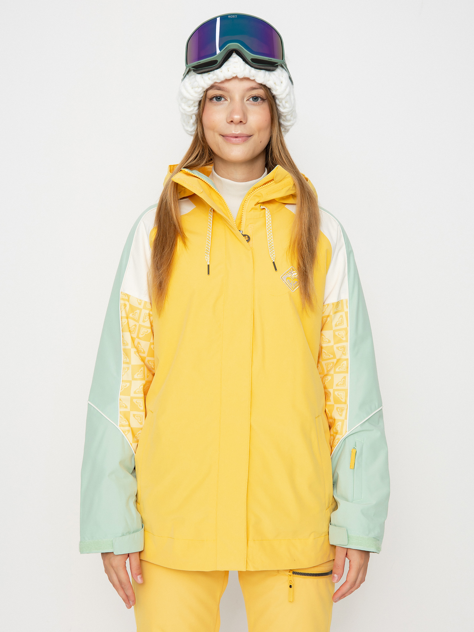 Snowboardová bunda Roxy Highridge Wmn (sunset gold)